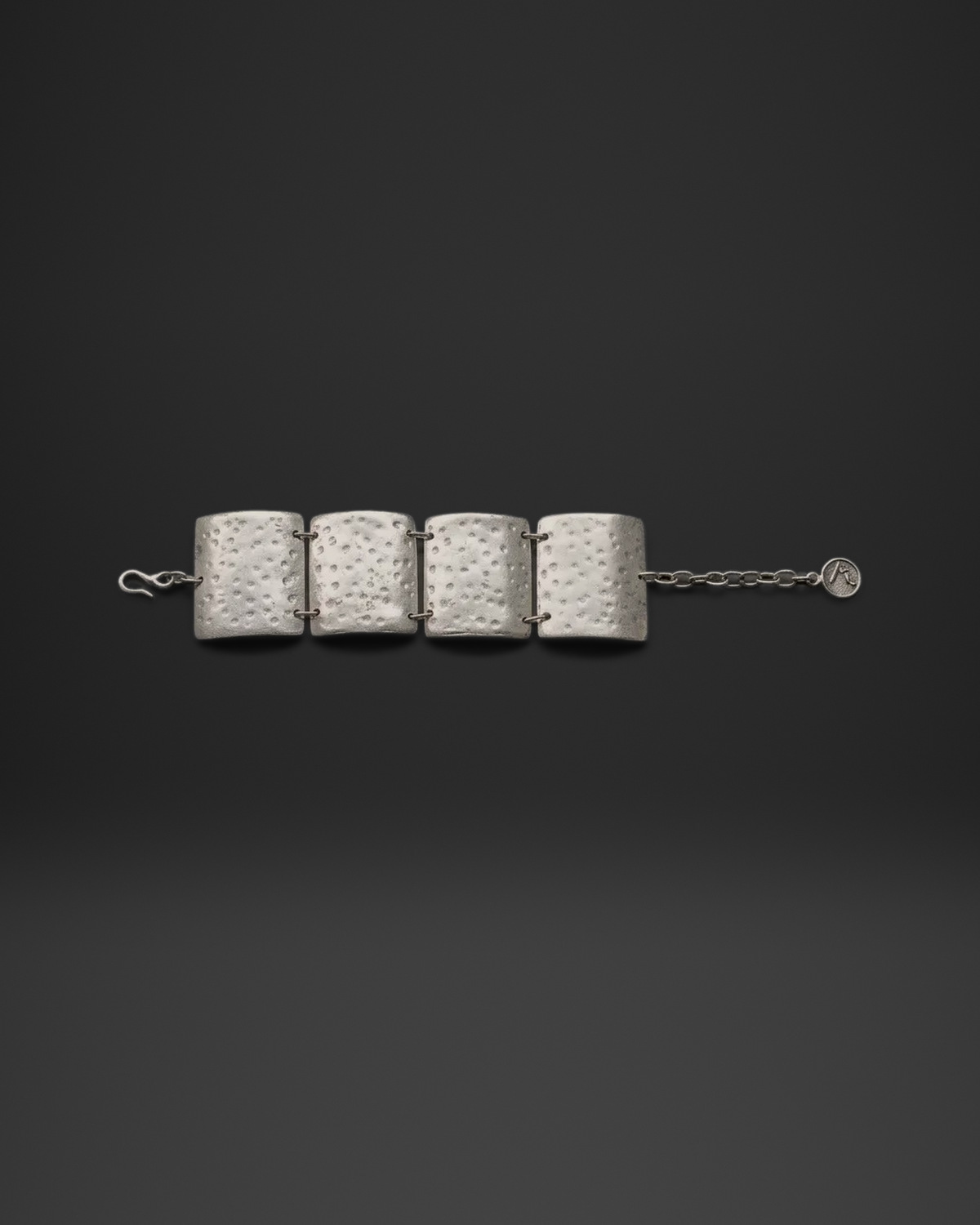 Pitted Square Cushion Bracelet