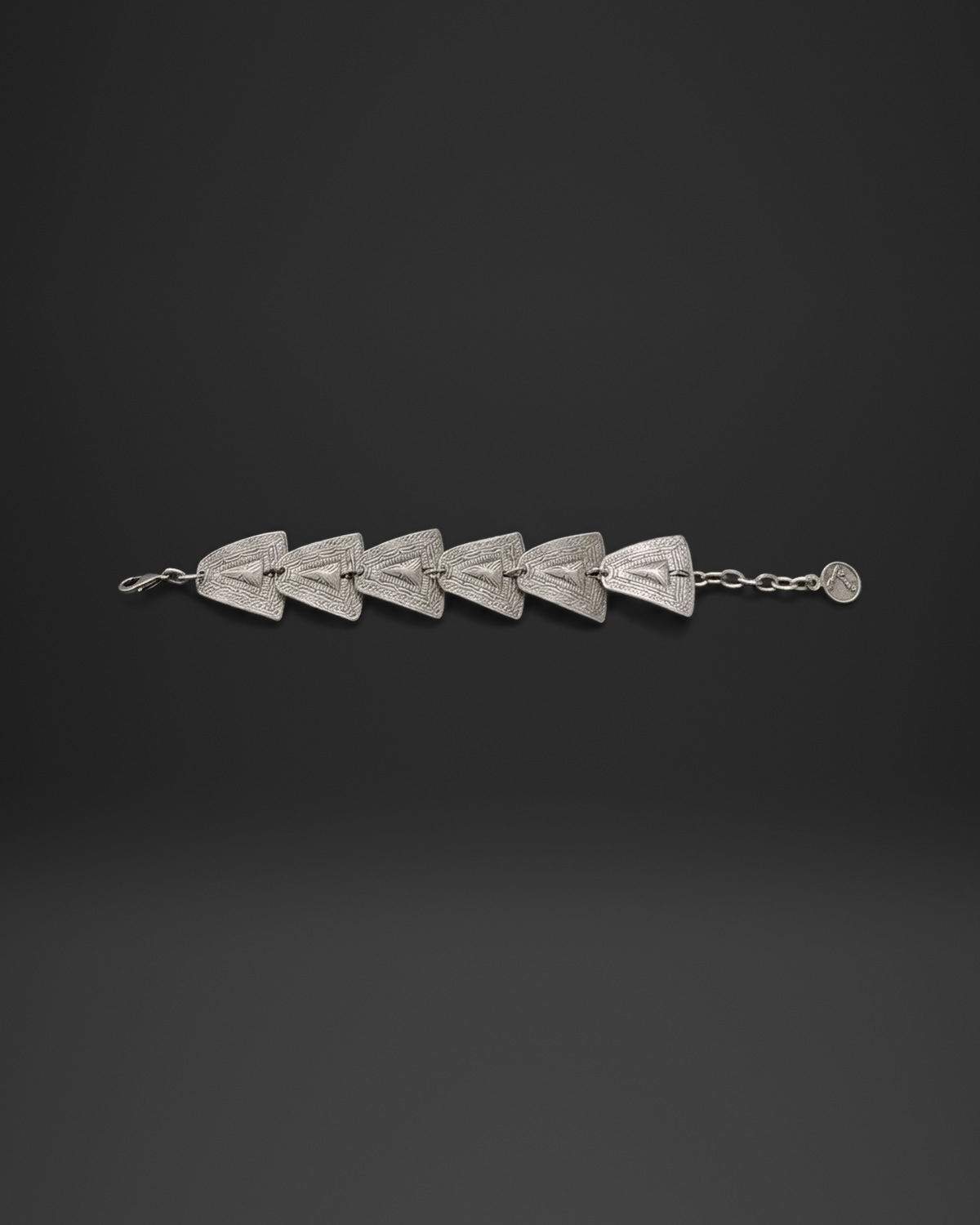 Triangle Shield Link Bracelet