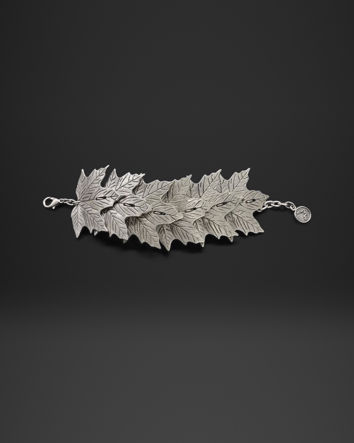 Overlapping Maple Leaf Bracelet