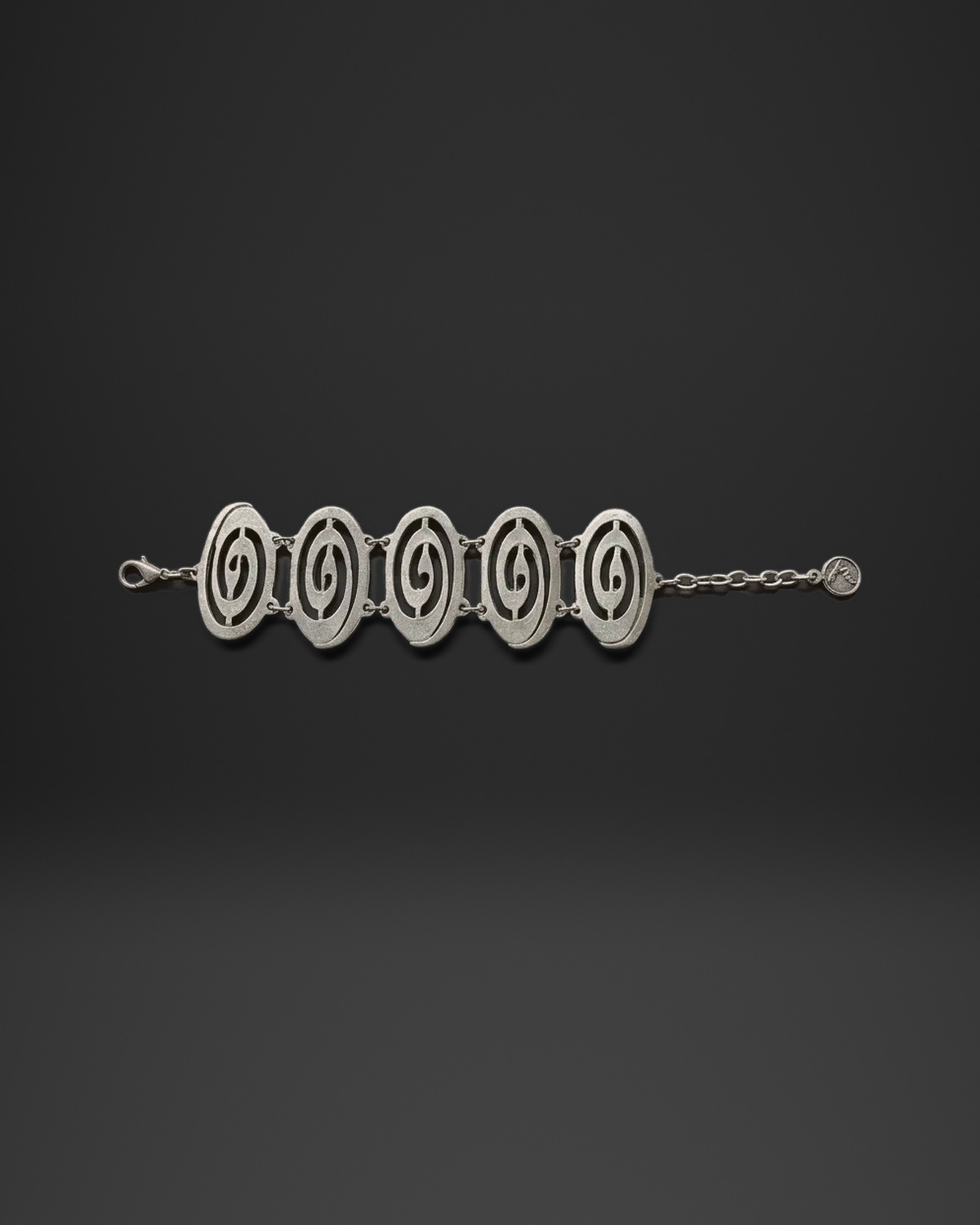Oval Spiral Cut-Out Bracelet