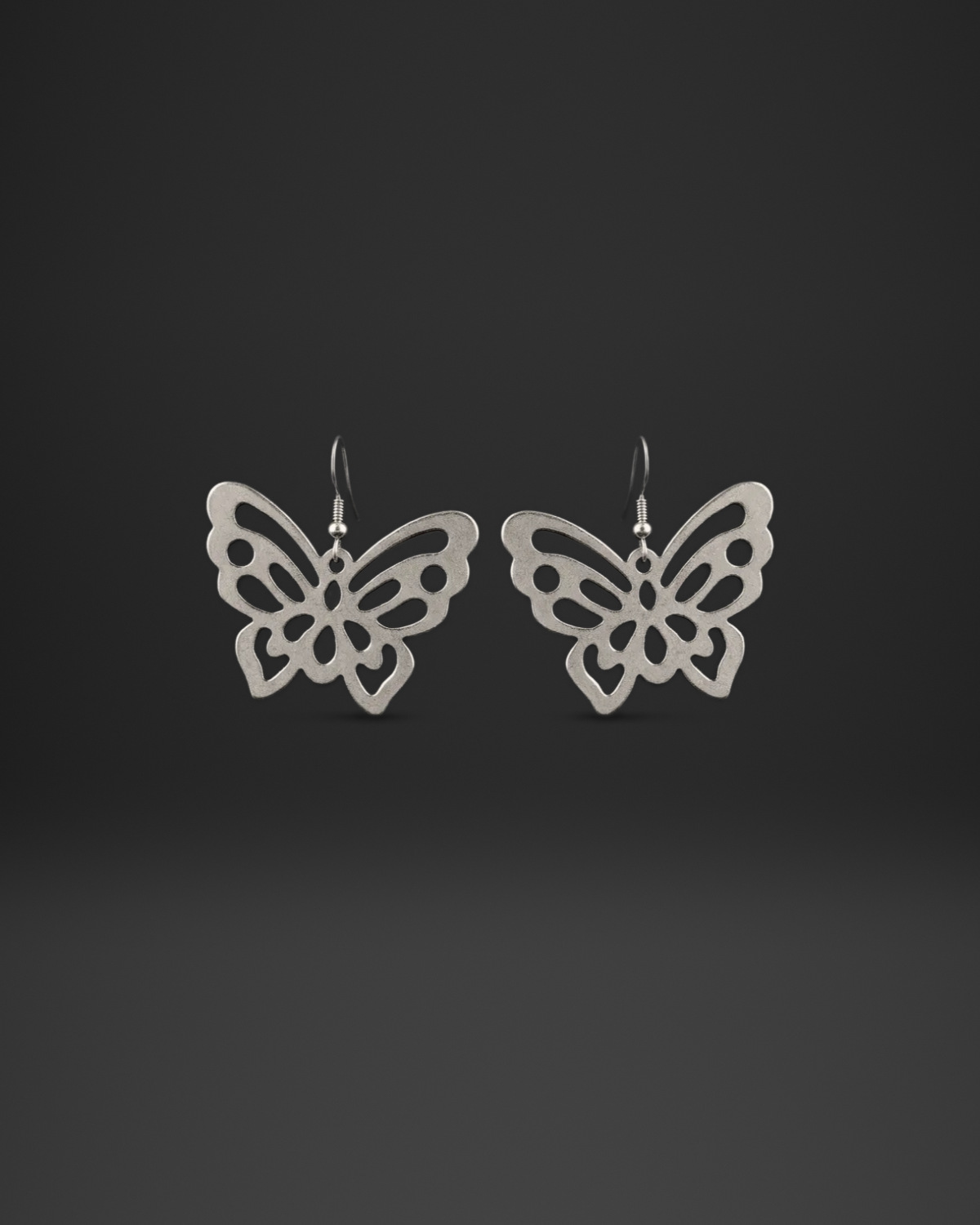 Openwork Butterfly Outline Earrings