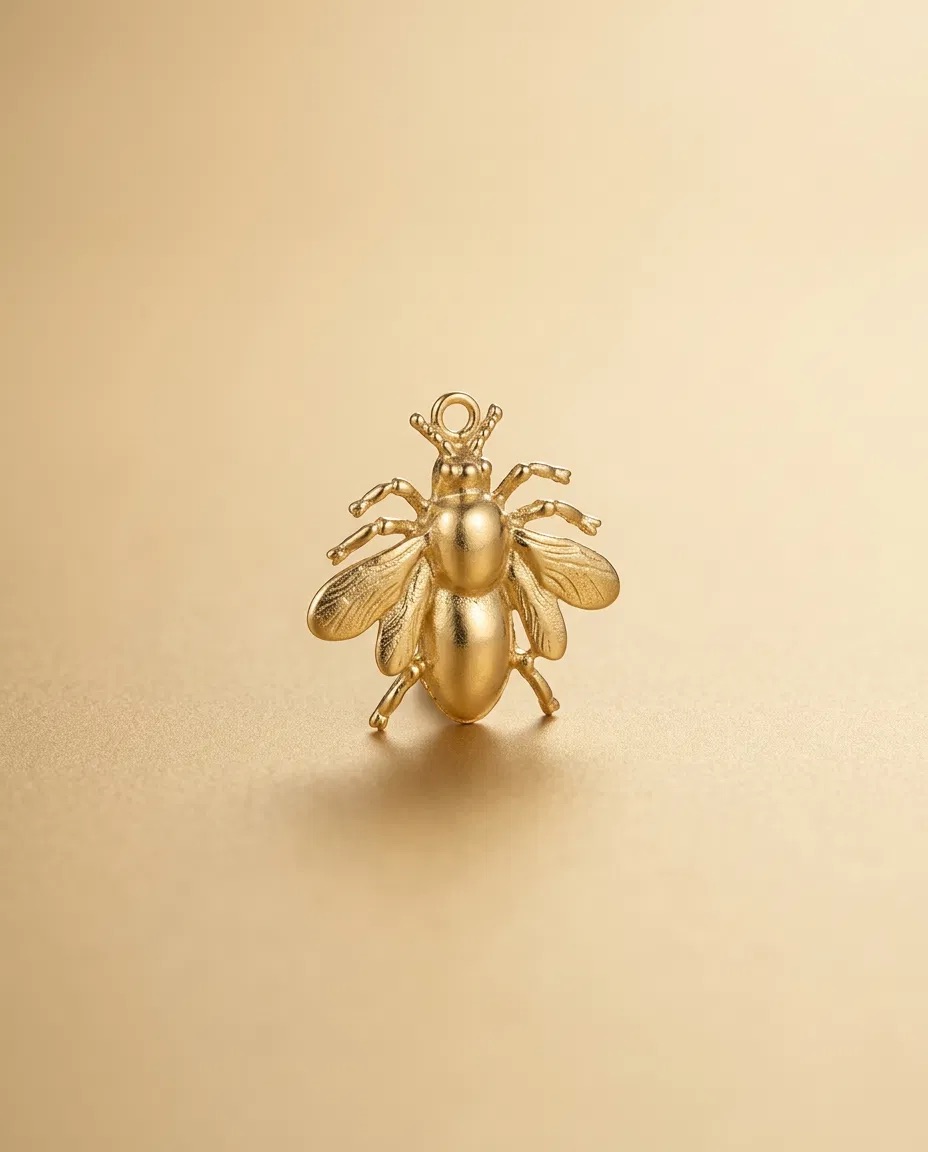 Sculpted Gold Bee Ring