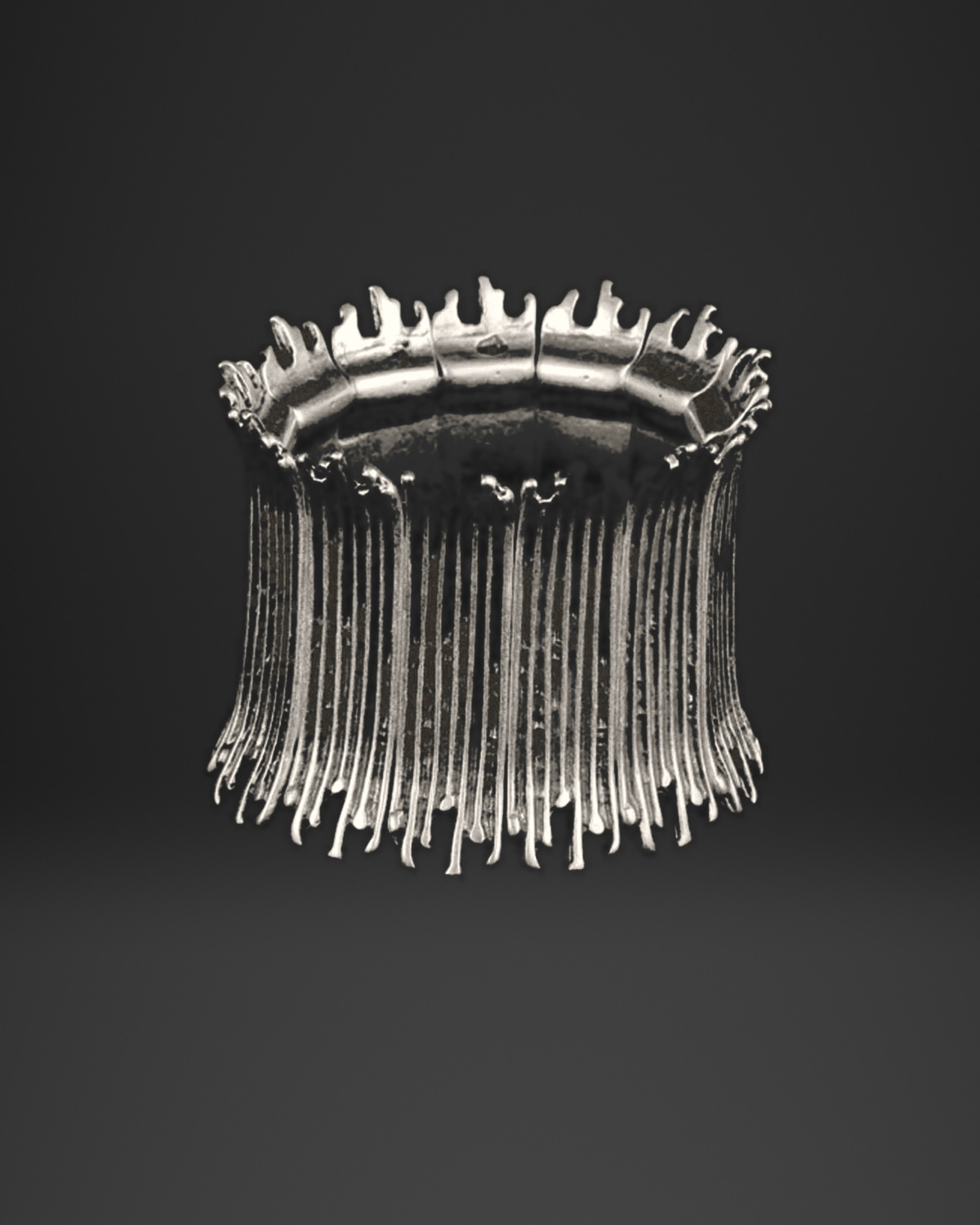 Flame Fringe Stretch Bracelet