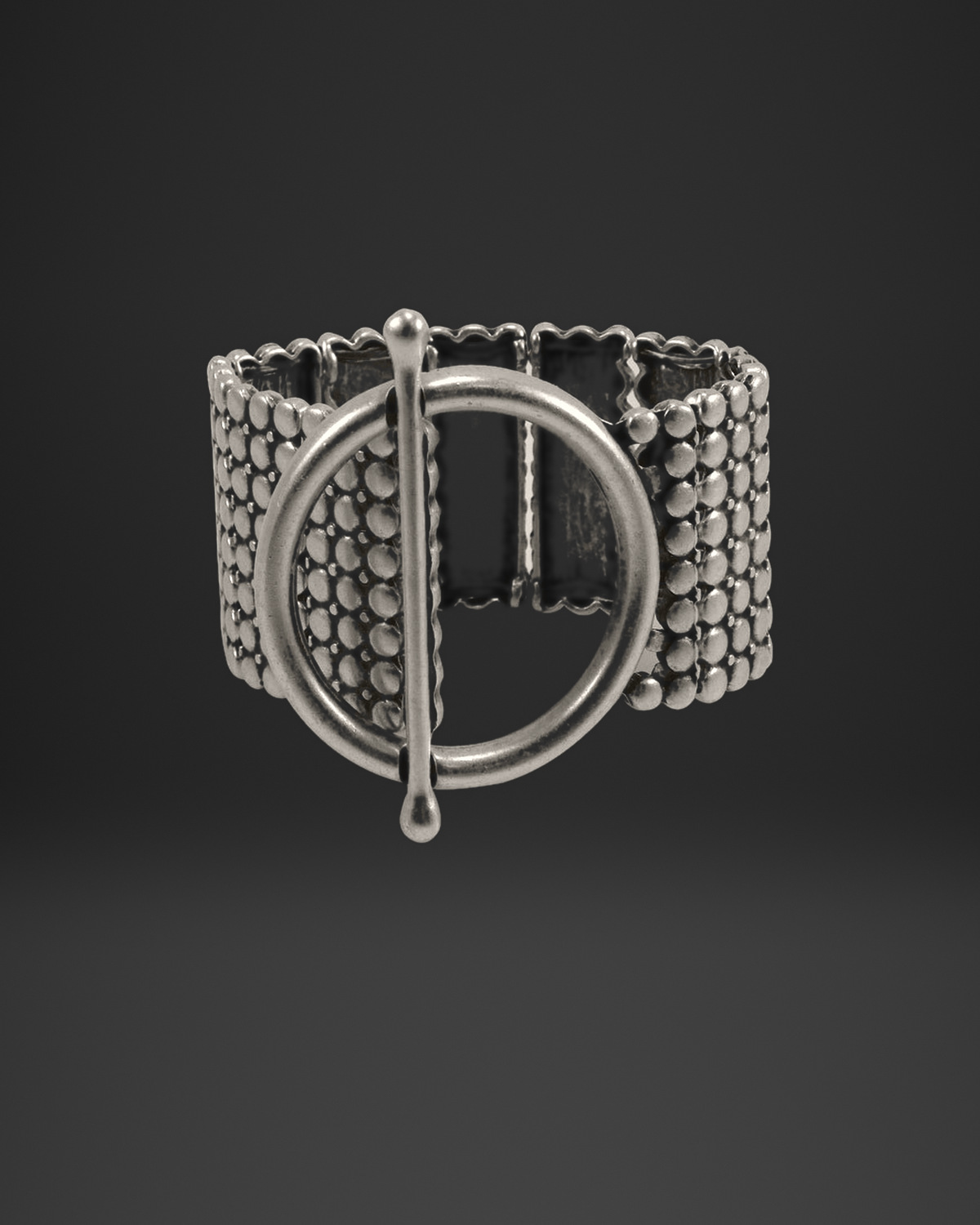 Toggle Front Dotted Stretch Bracelet
