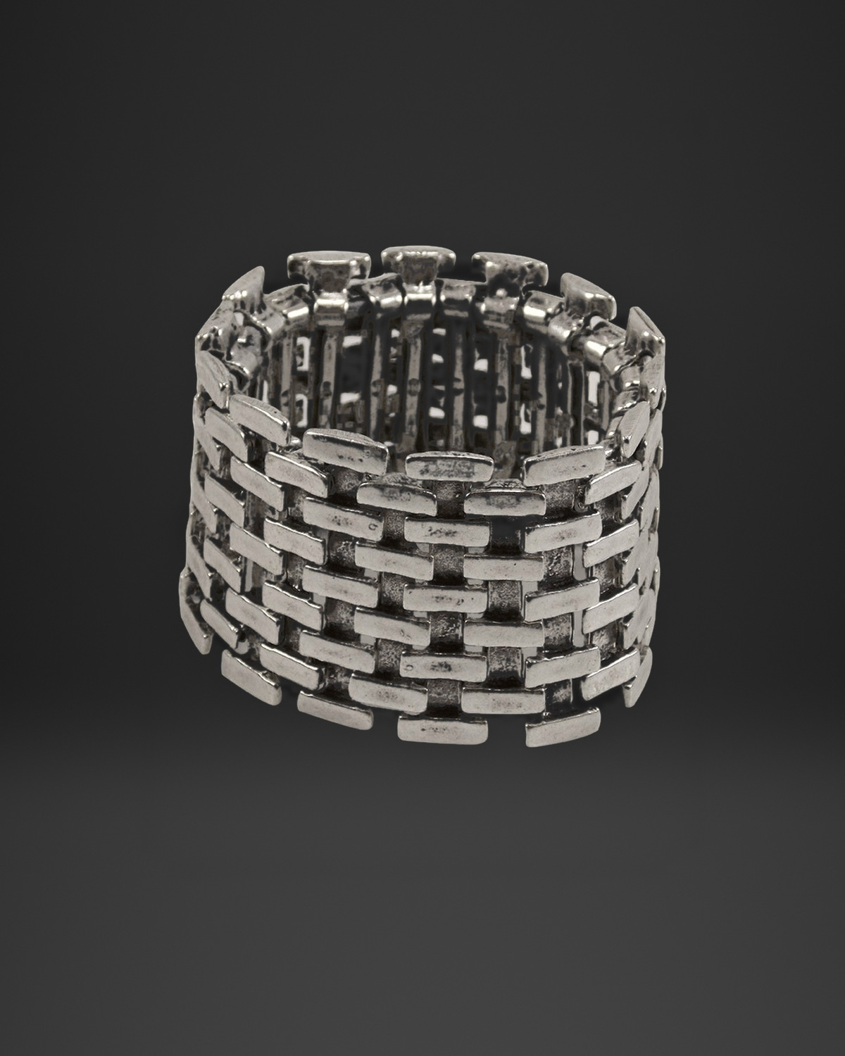 Brick Weave Lattice Stretch Bracelet