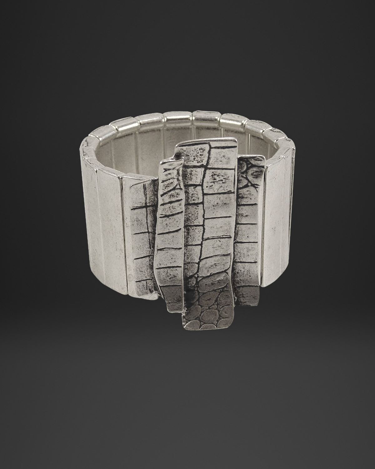 Croc Texture Wrap Stretch Bracelet