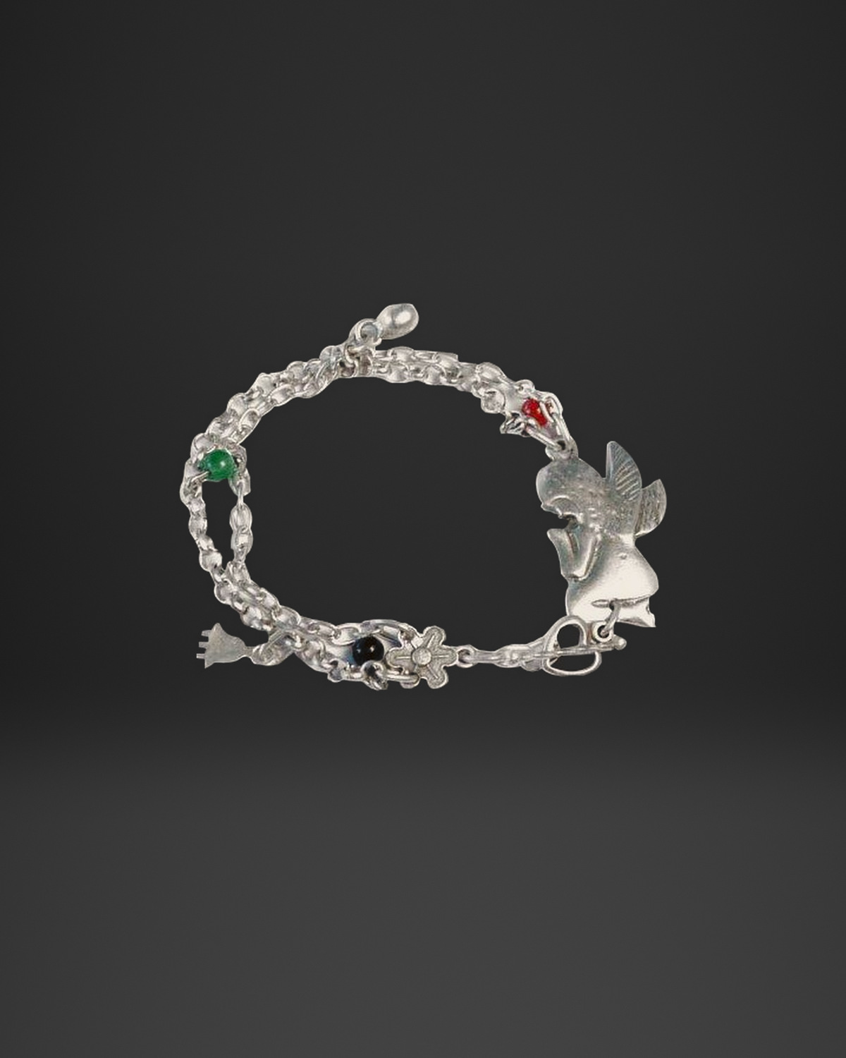 Guardian Angel Double Chain Bracelet