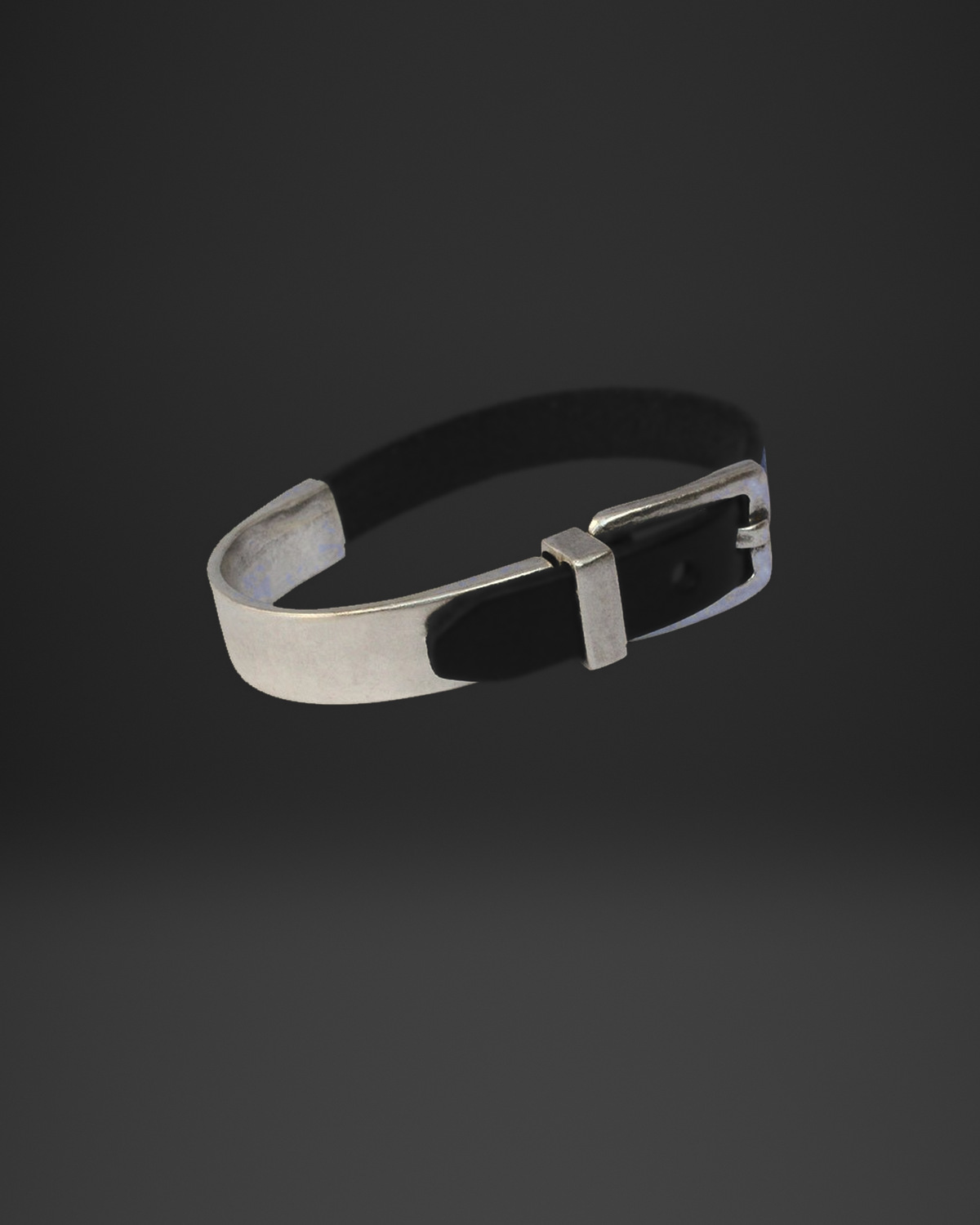 Belt Buckle Cuff Leather Bracelet