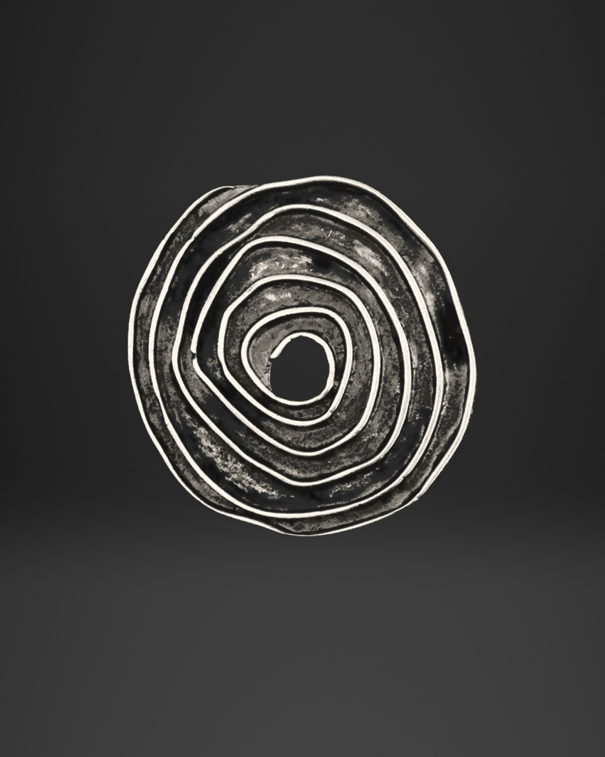 Open Orbit Nest Brooch