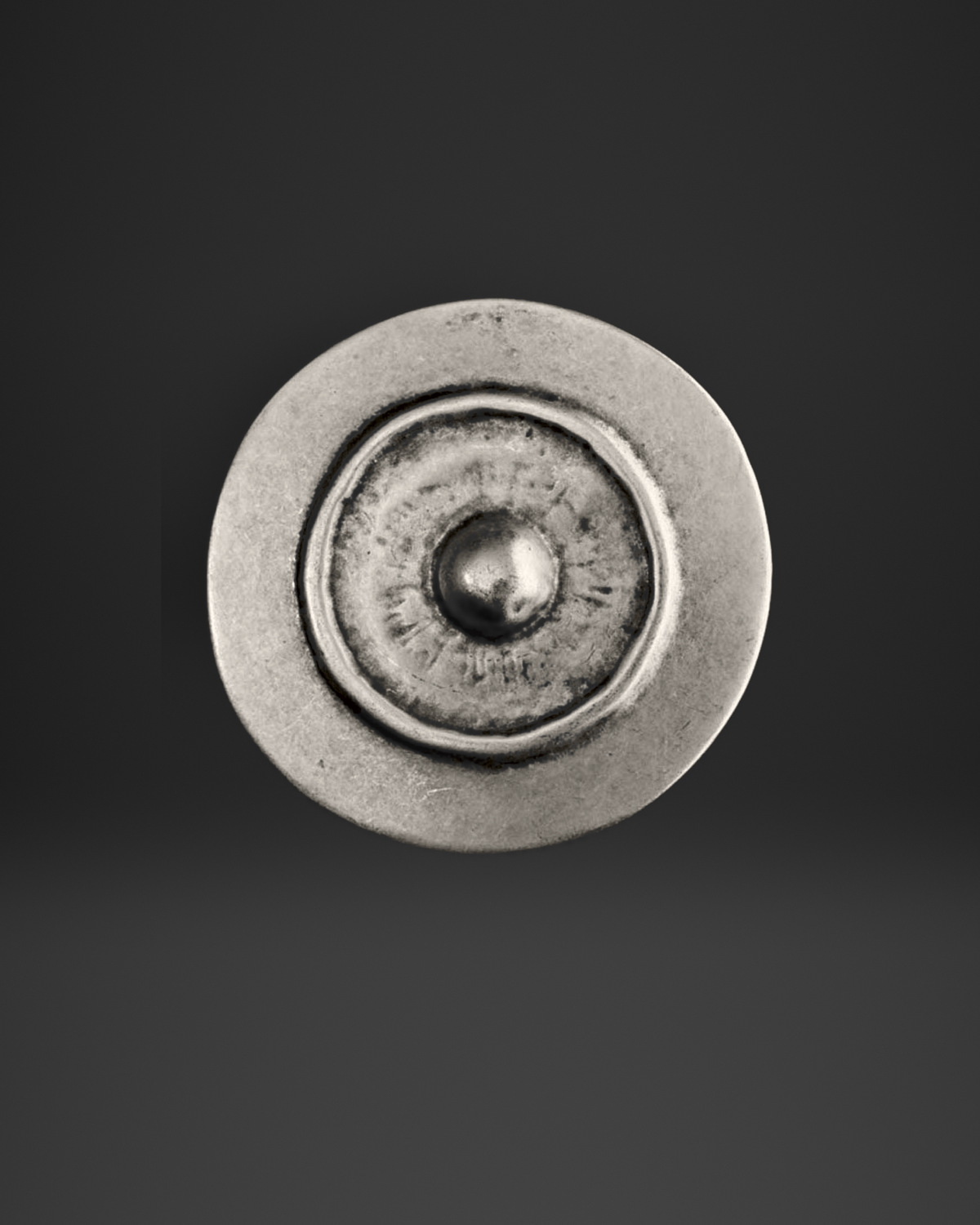 Spiral Heart Center Brooch