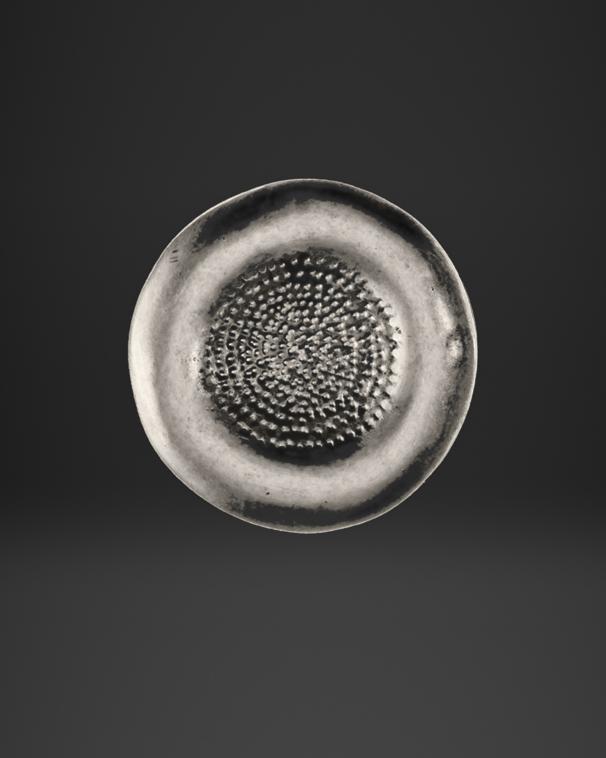 Pebble Eye Medallion Brooch