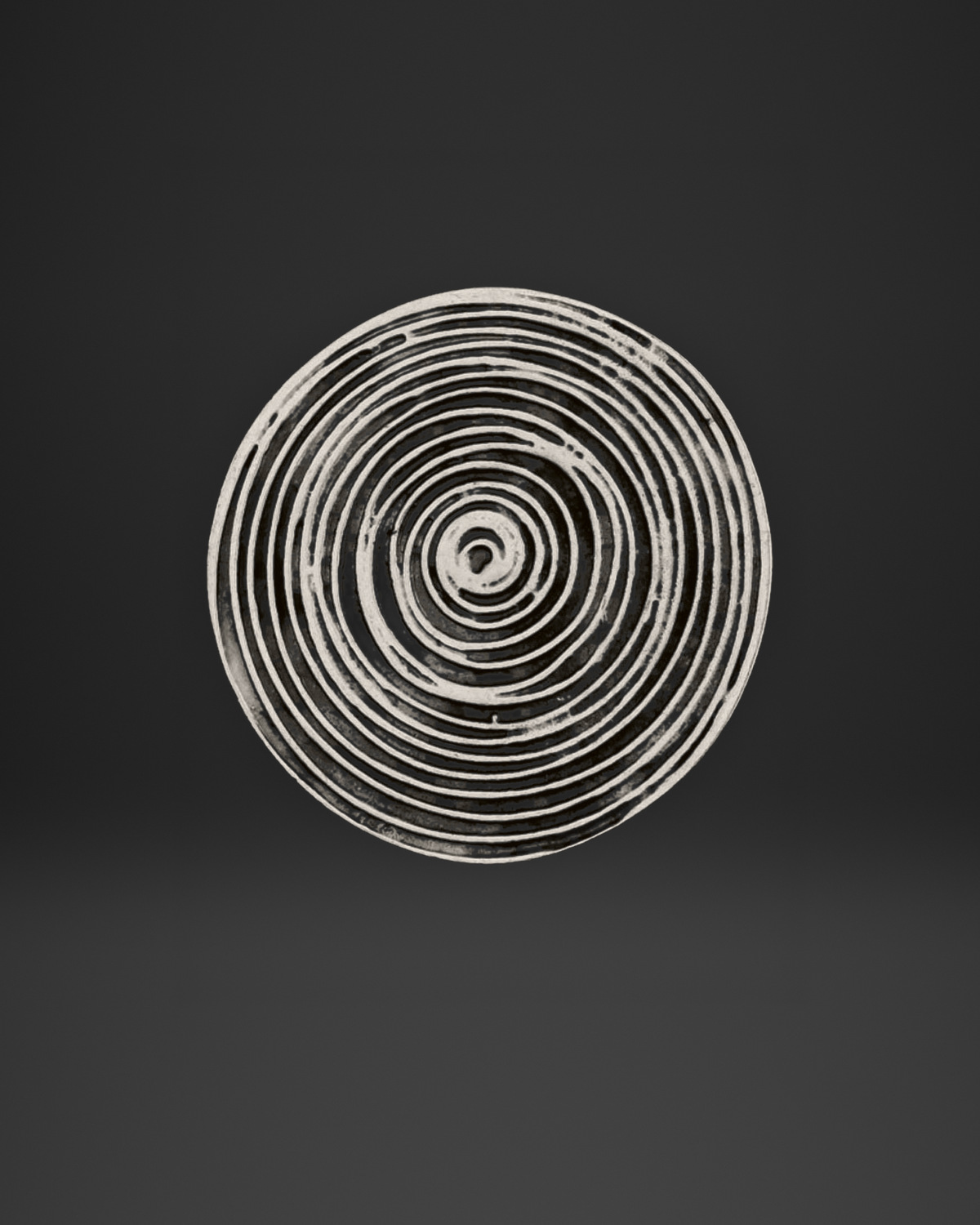 Infinite Orbit Disc Brooch
