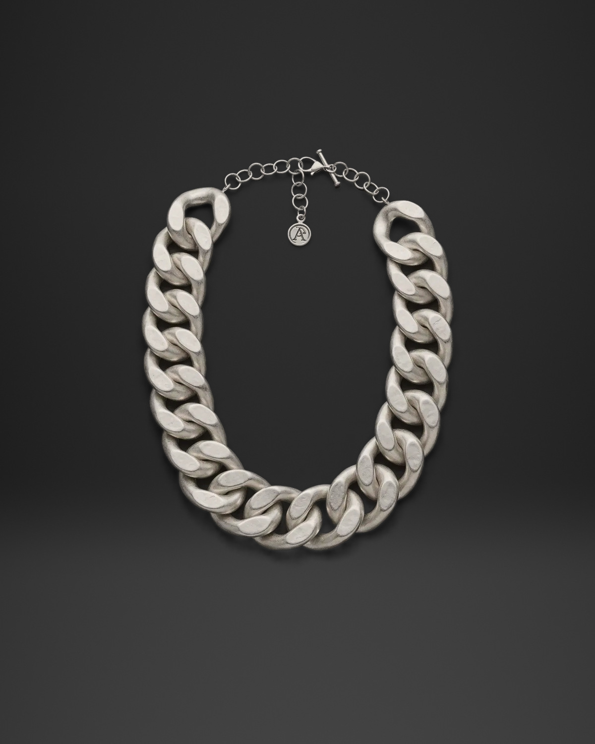Chunky Curb Chain Statement Necklace