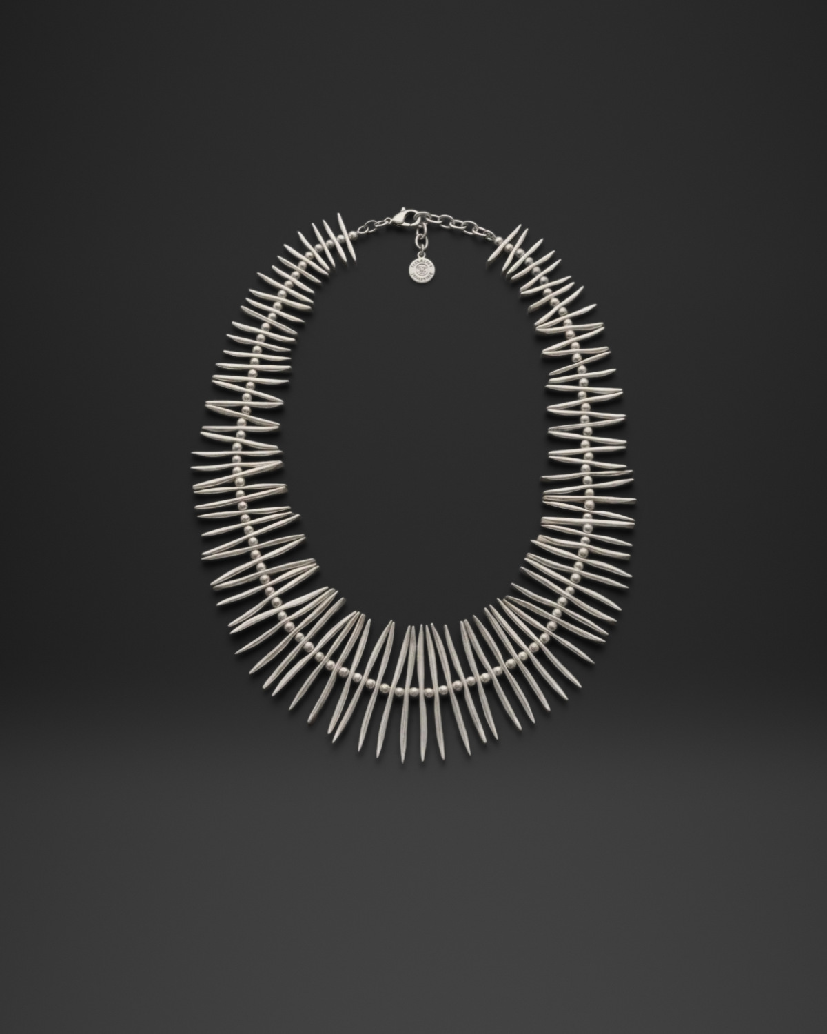 Spike Fringe Collar Necklace