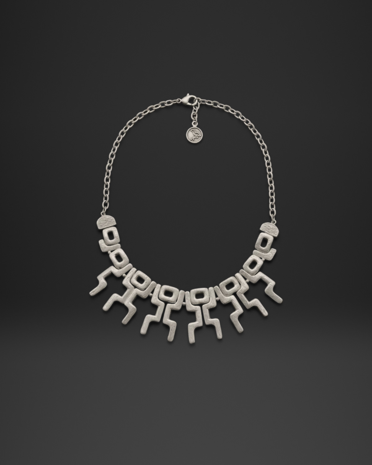 Tribal Figure Link Necklace