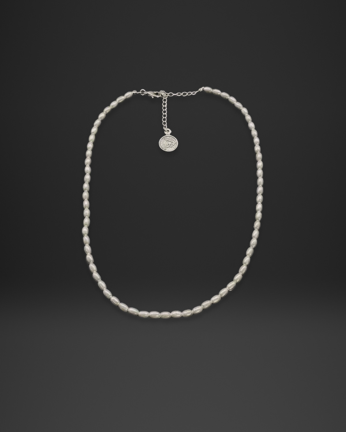 Rice Bead Strand Necklace
