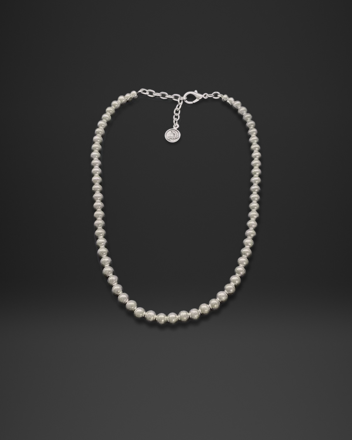 Polished Ball Bead Necklace