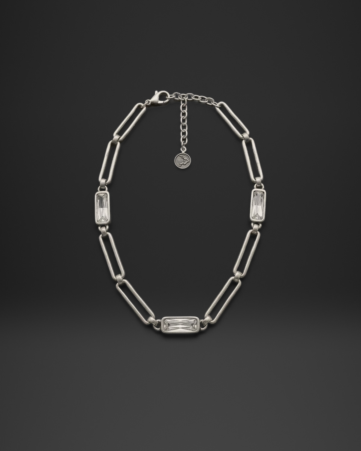 Crystal Long Link Necklace