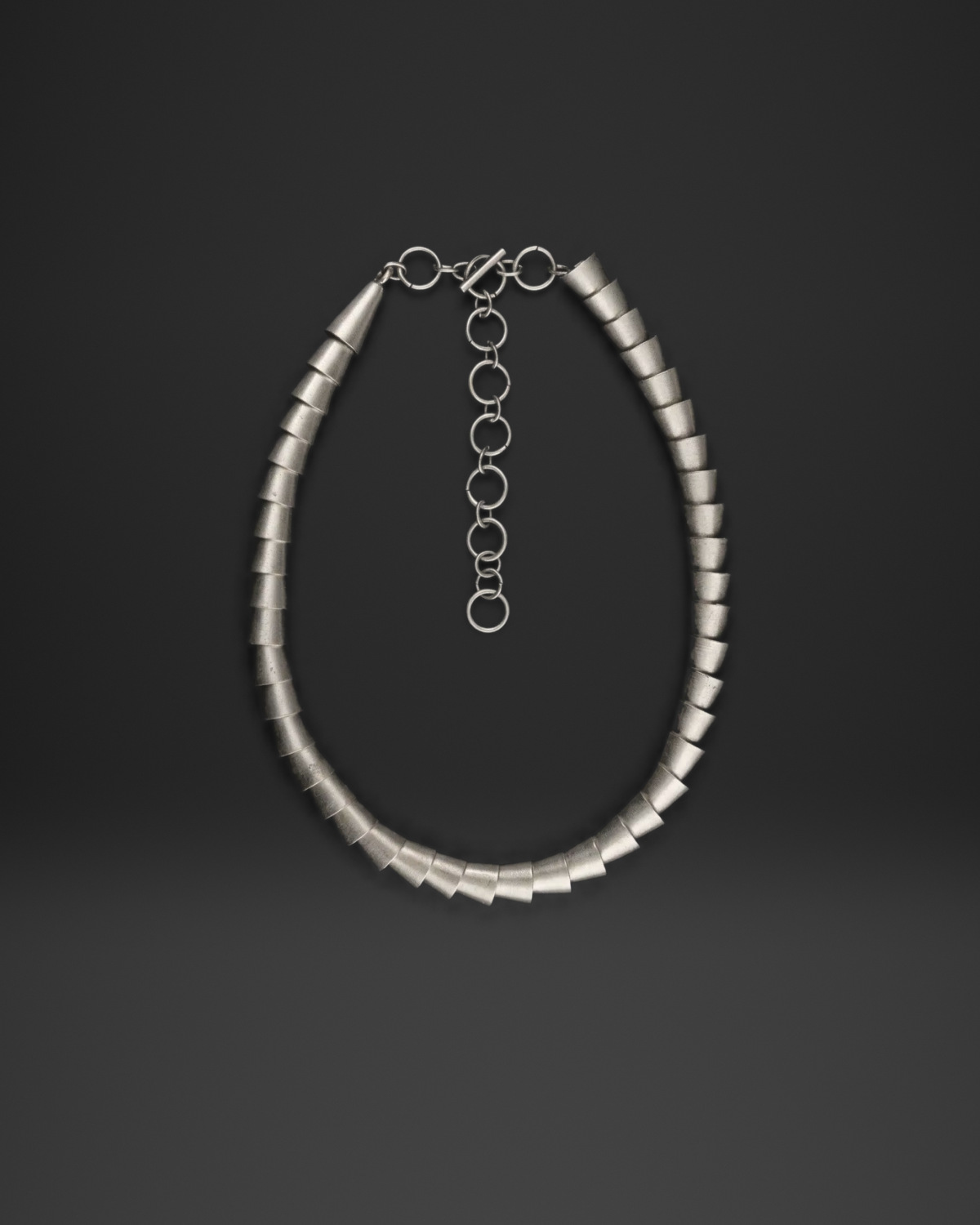 Graduated Cone Collar Necklace