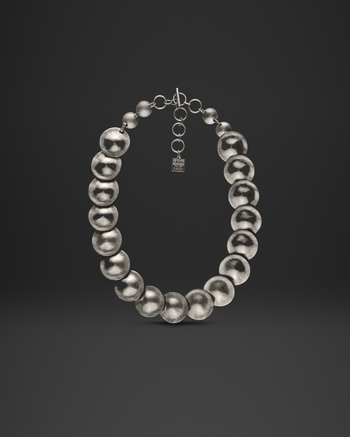 Domed Cup Link Necklace