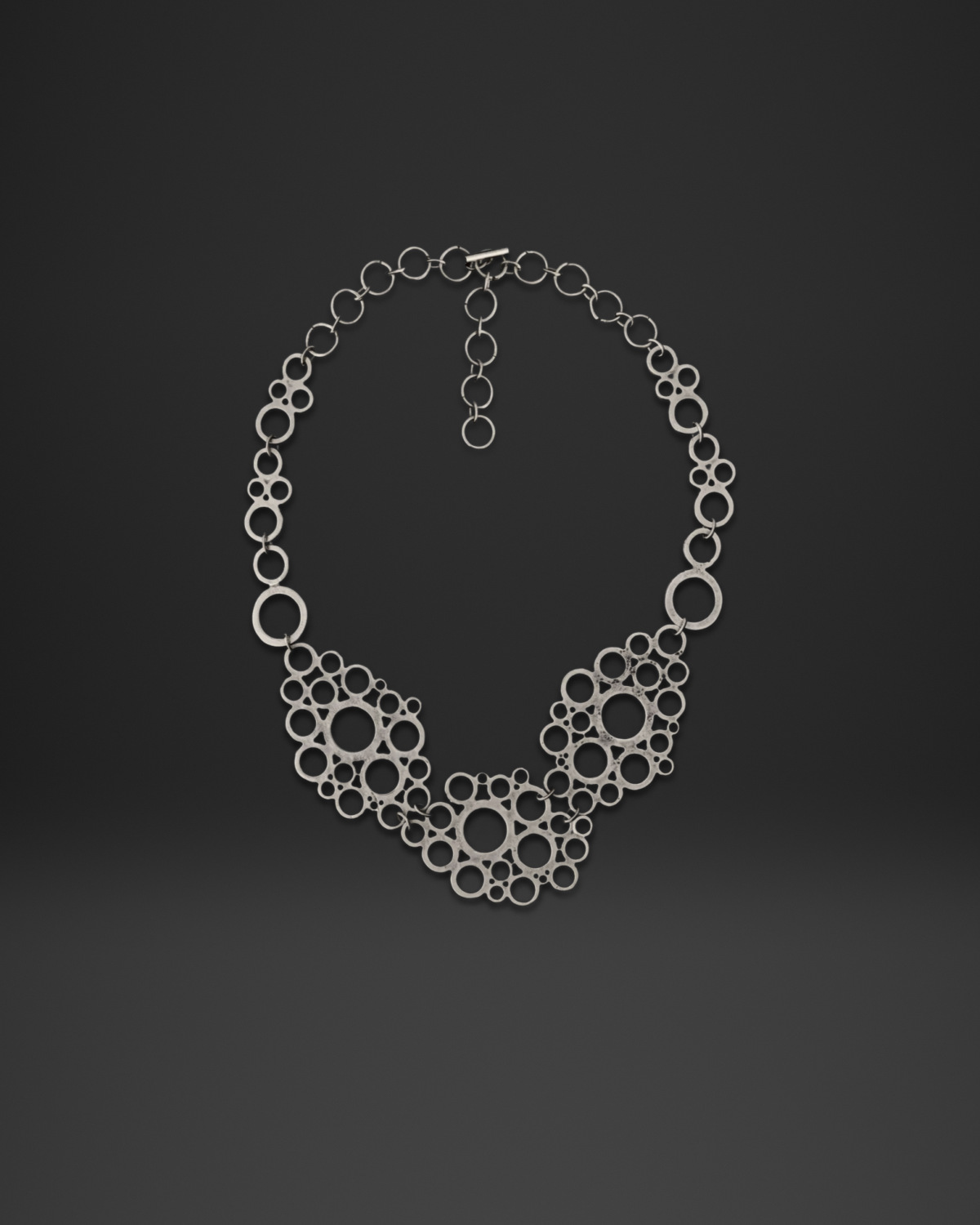 Bubble Ring Bib Necklace