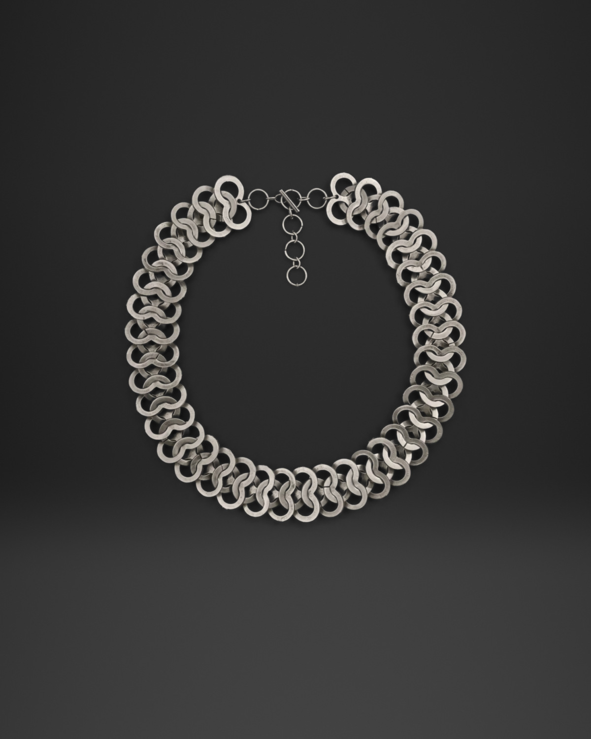 Chainmail Ring Collar Necklace