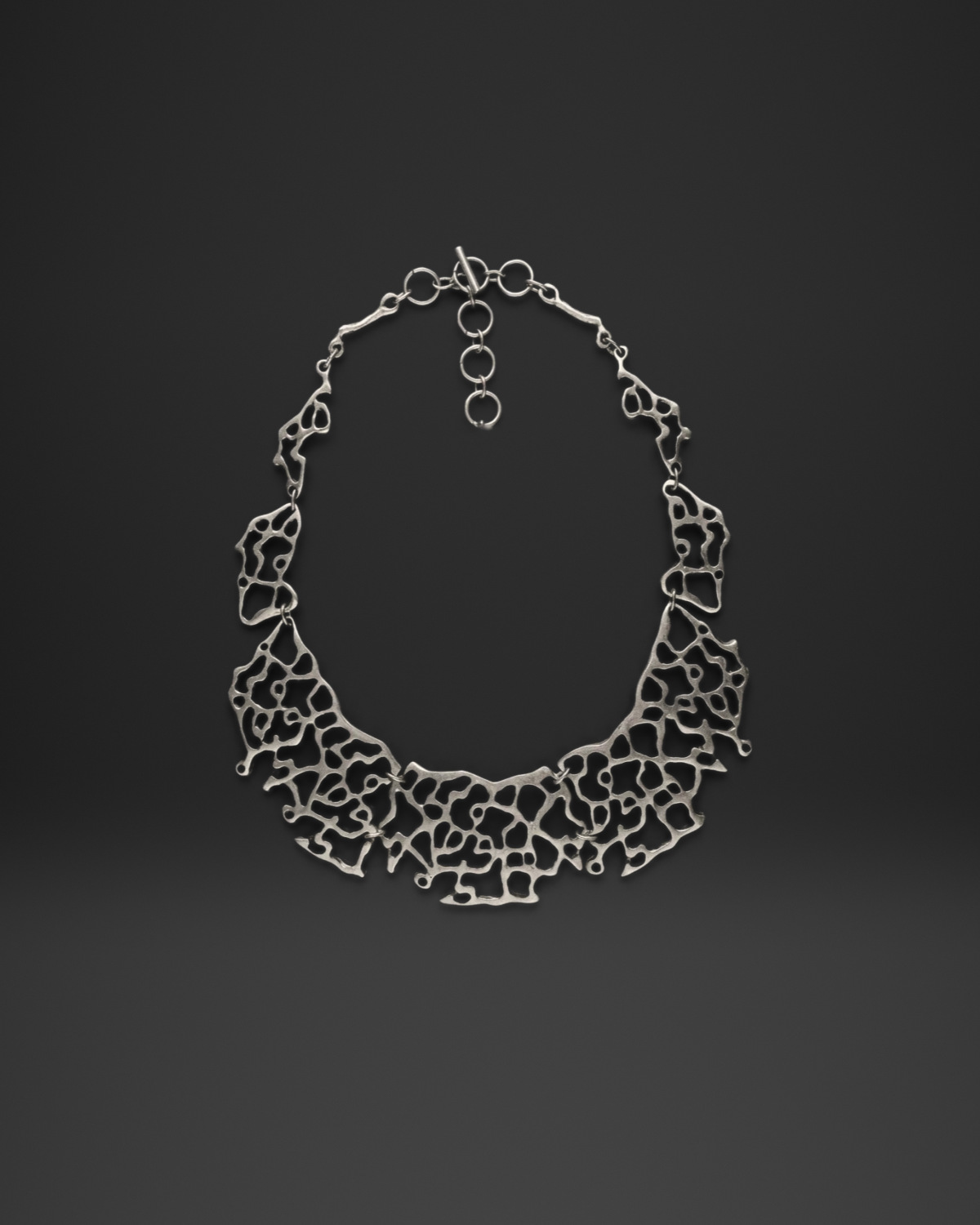Openwork Lace Bib Necklace