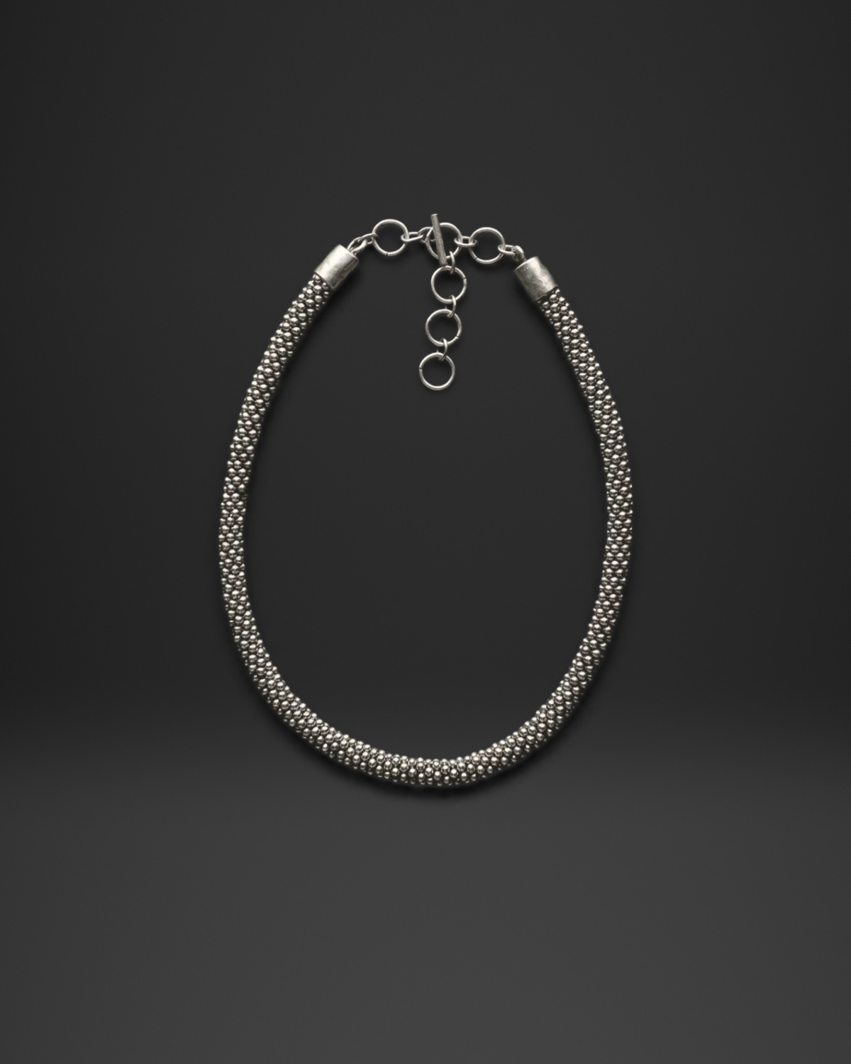 Beaded Rope Collar Necklace
