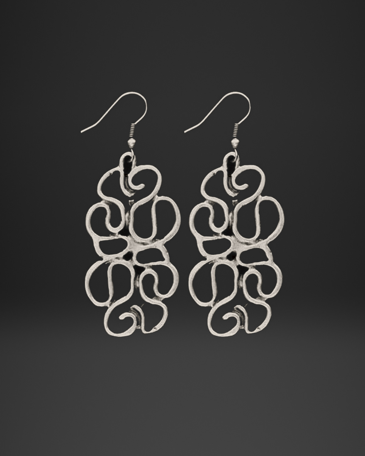 Swirl Lace Openwork Earrings