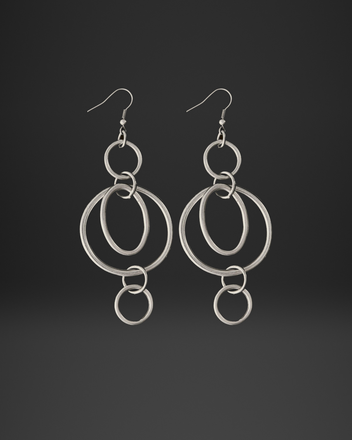 Orbit Rings Cascade Earrings