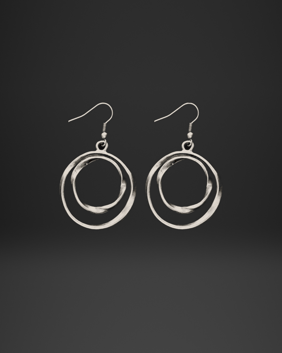 Double Twist Hoop Earrings