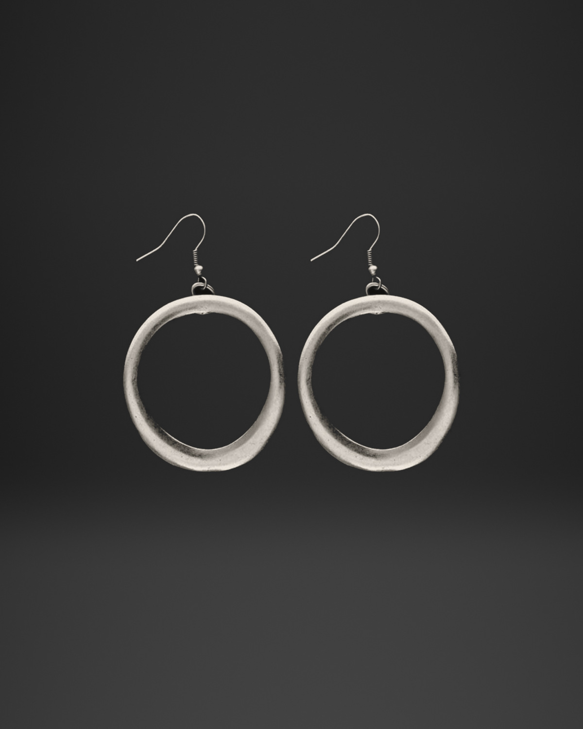 Organic Smooth Hoop Earrings