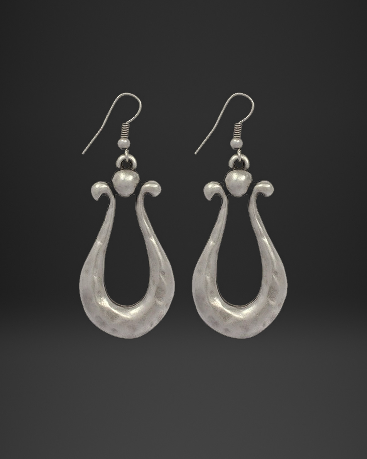 Horseshoe Scroll Earrings