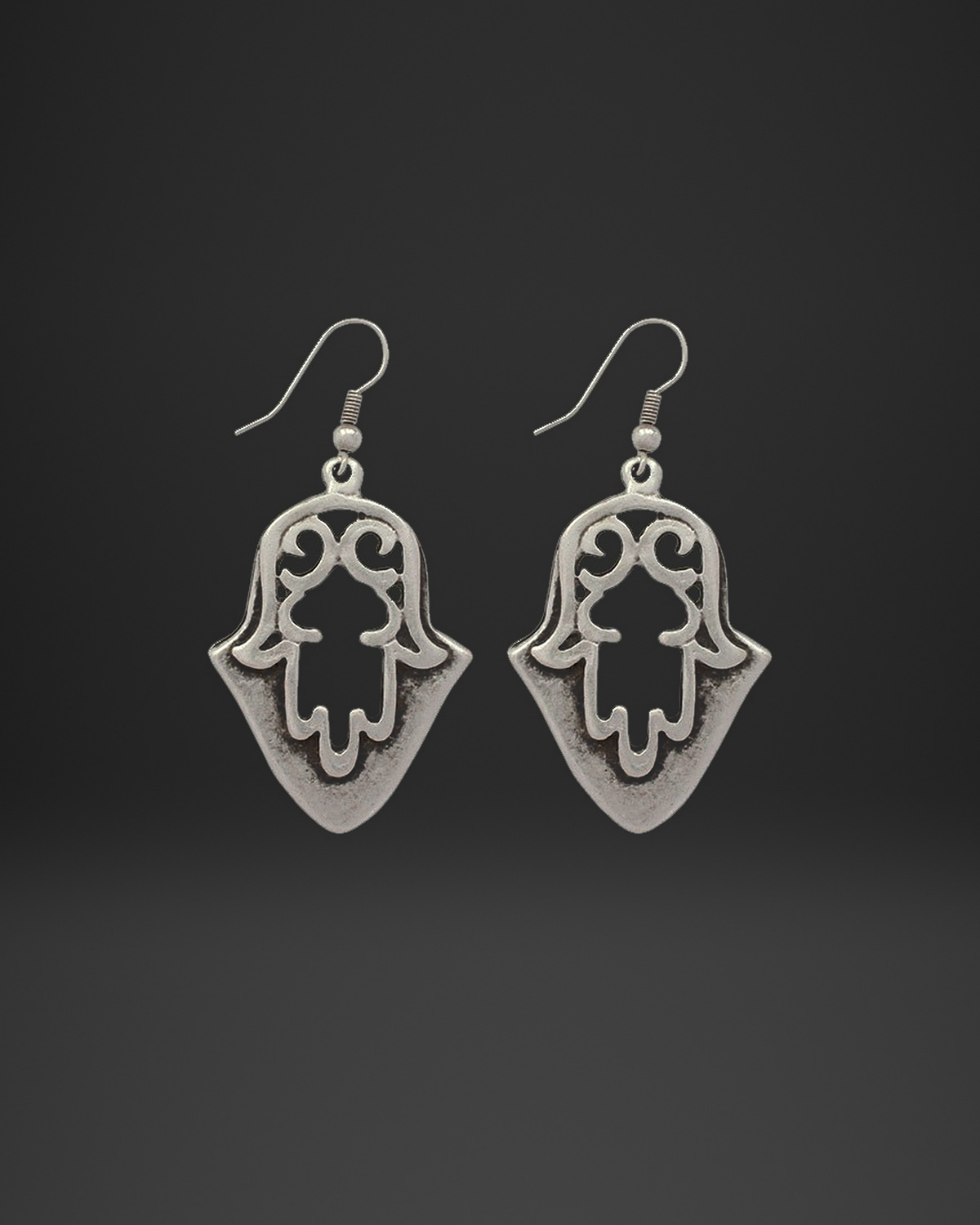 Openwork Hamsa Earrings