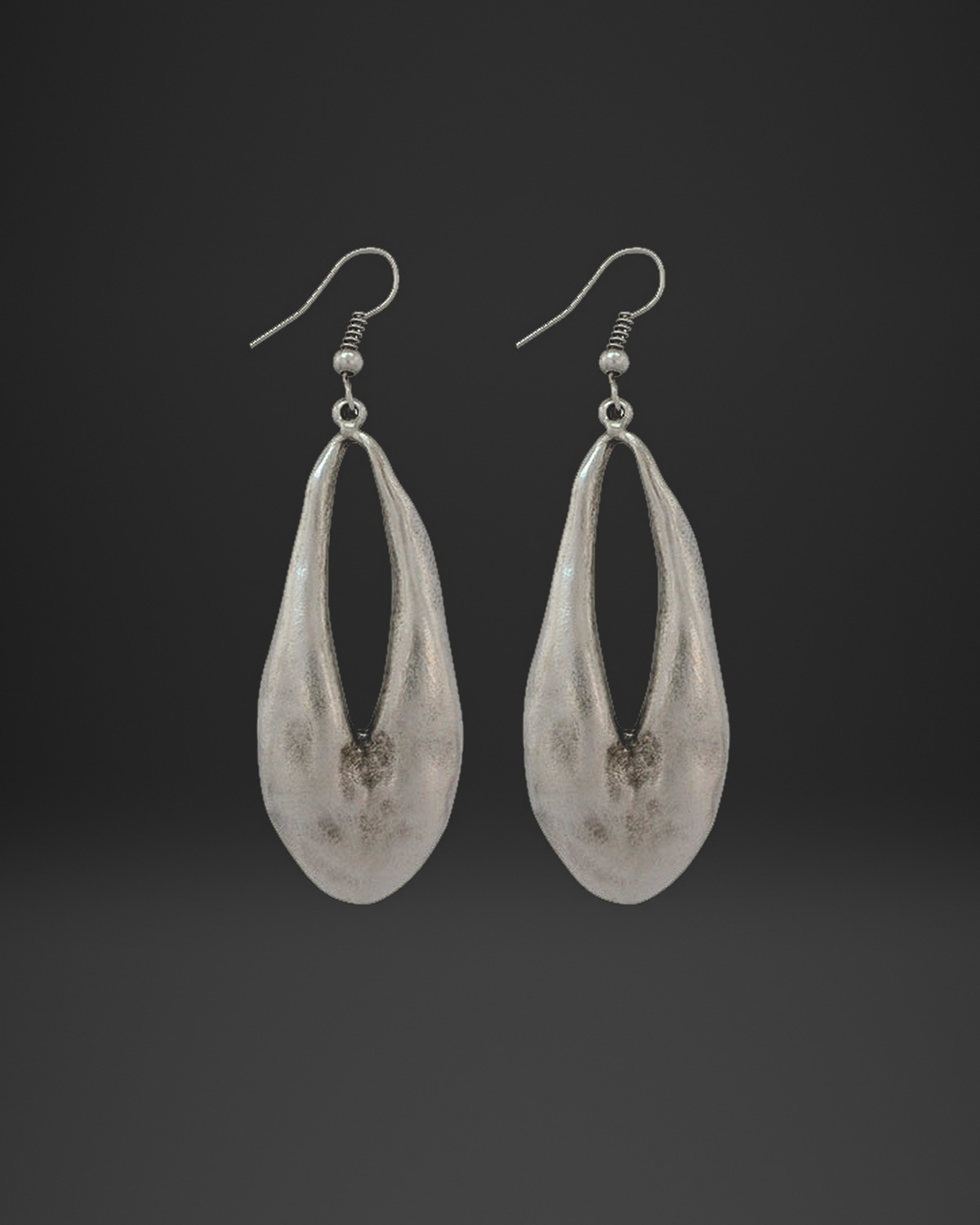 Open Pod Hoop Earrings