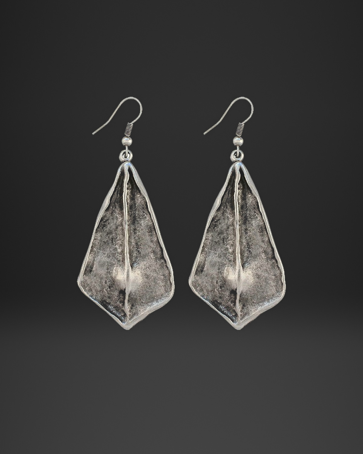 Folded Arrowhead Earrings