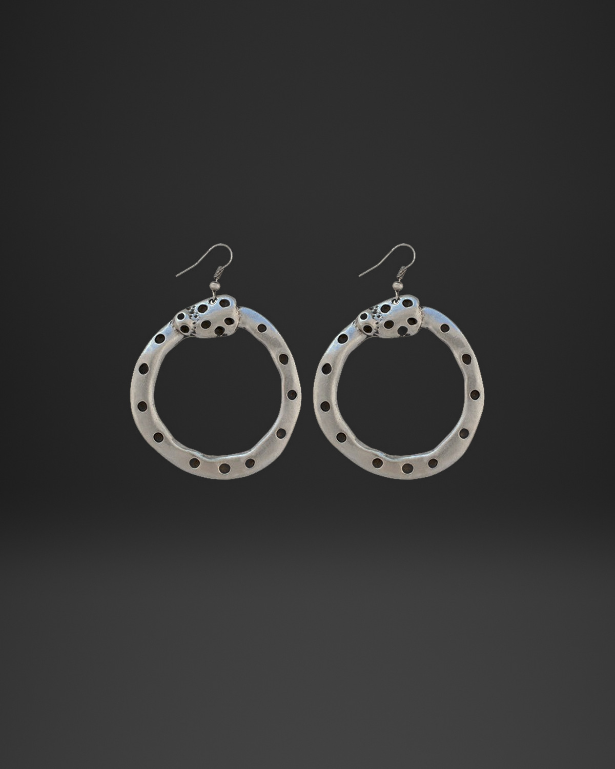 Leopard Spot Hoop Earrings