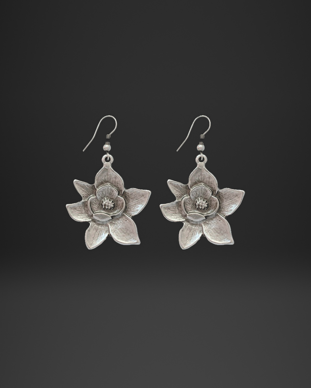 Lotus Flower Earrings