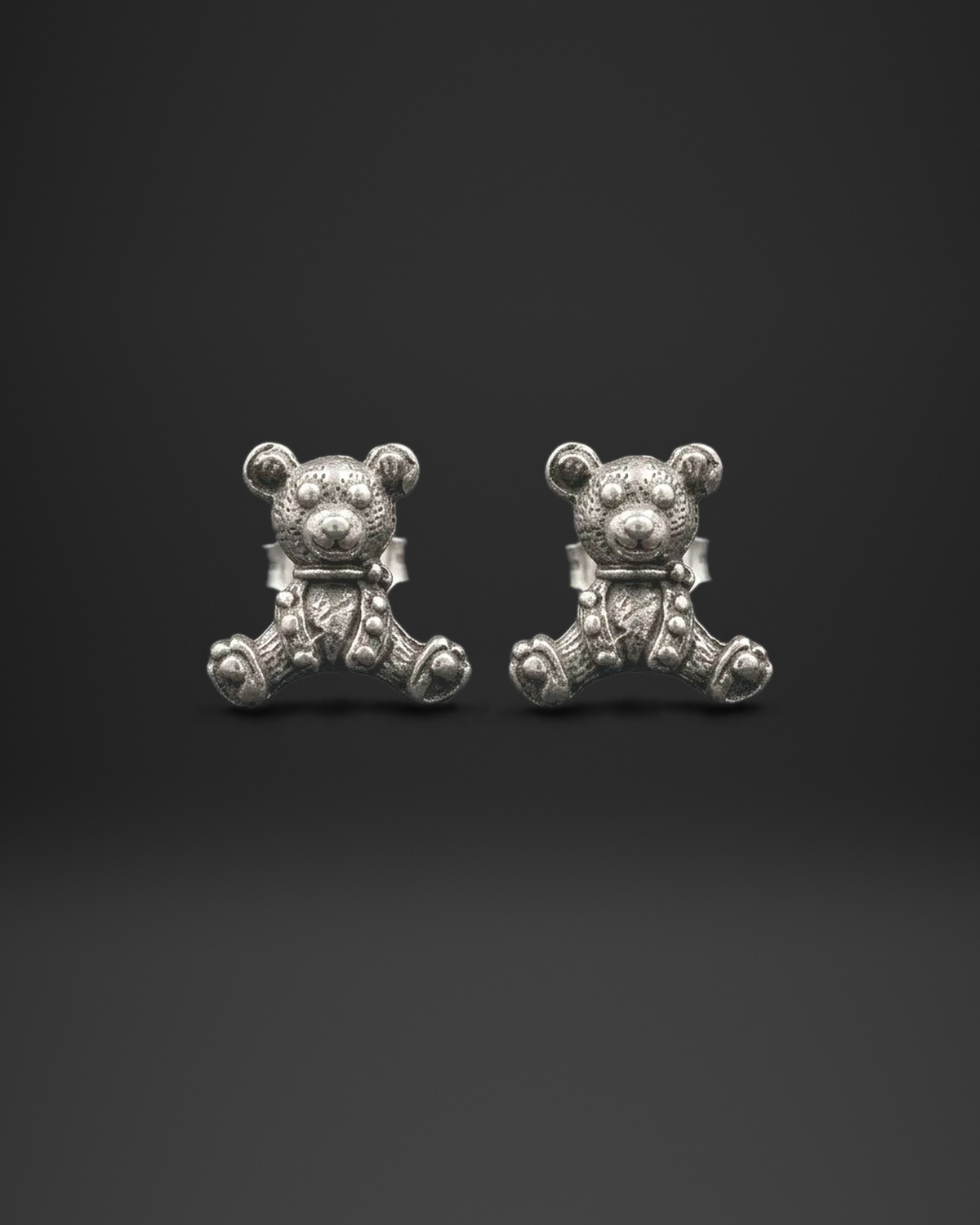 Teddy Bear Stud Earrings