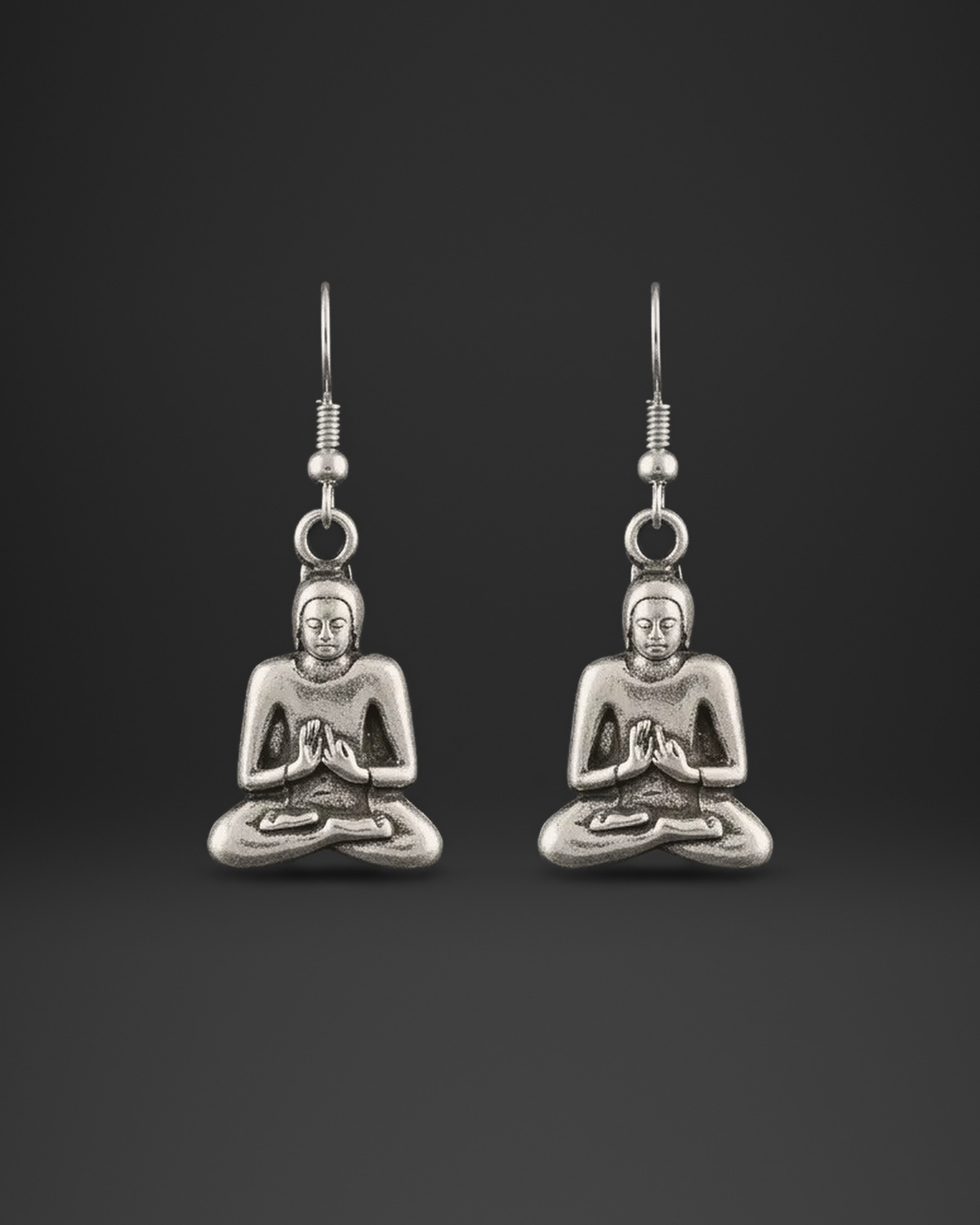 Meditating Buddha Earrings