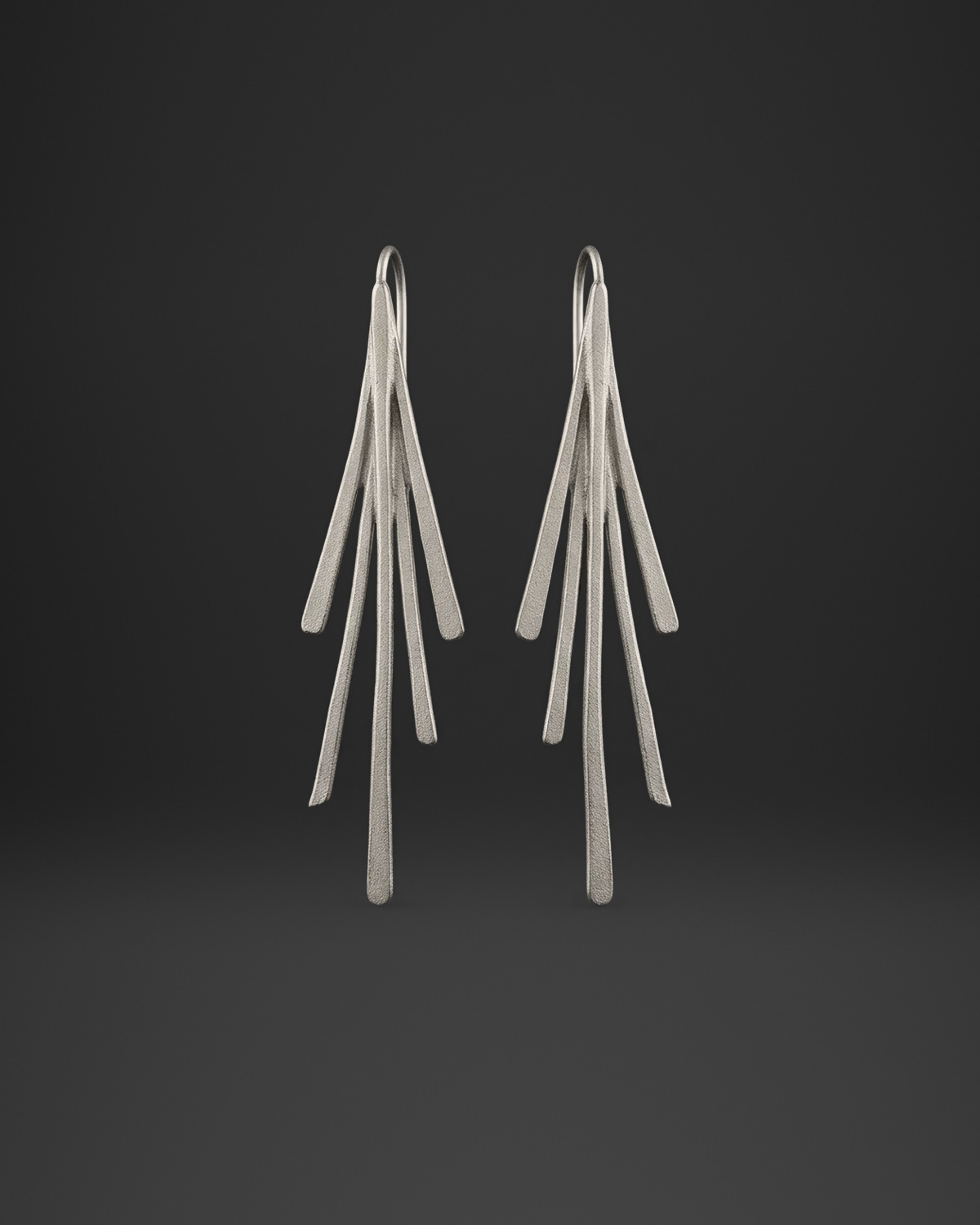 Long Fringe Bar Earrings