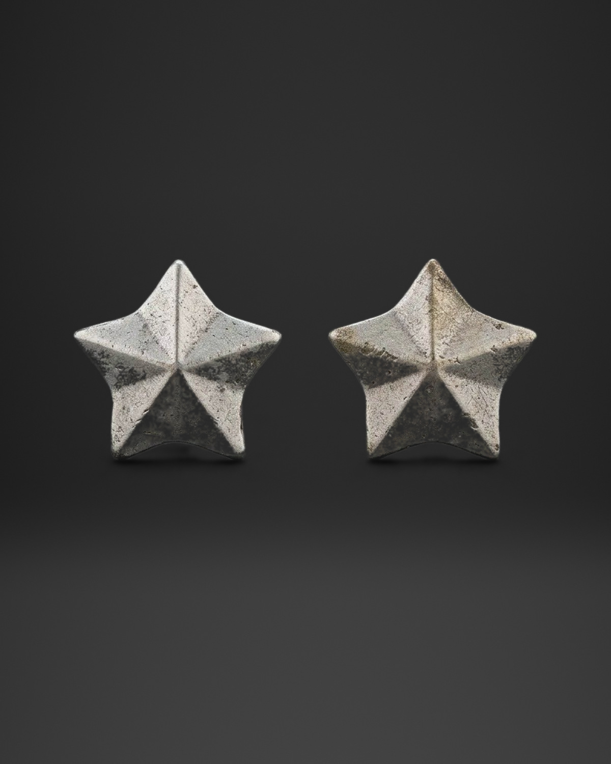 Faceted Star Earrings