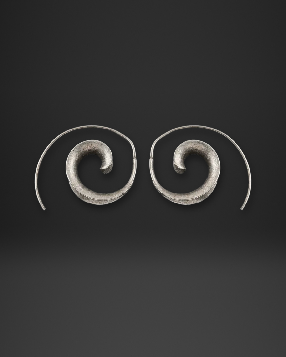 Snail Spiral Threader Earrings