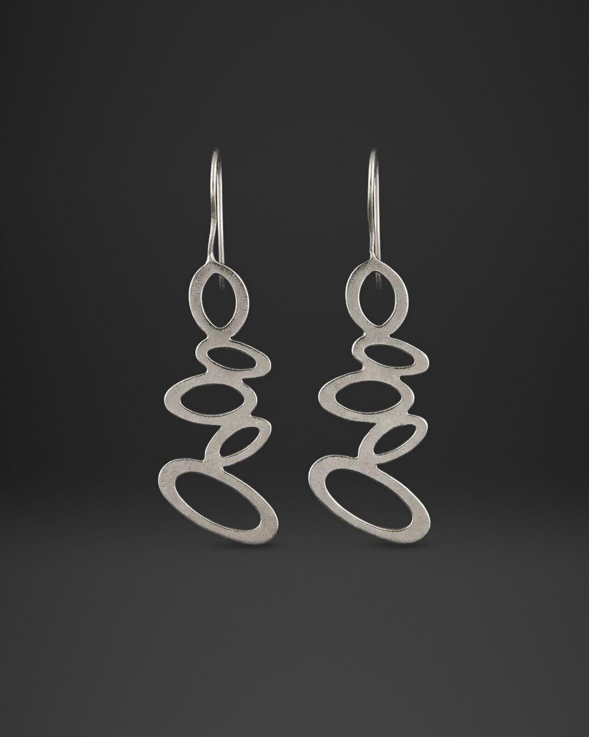 Pebble Loop Stack Earrings
