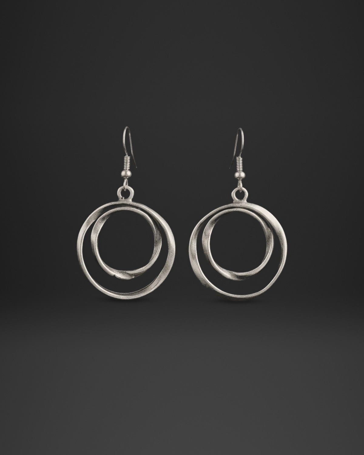 Double Twisted Hoop Earrings