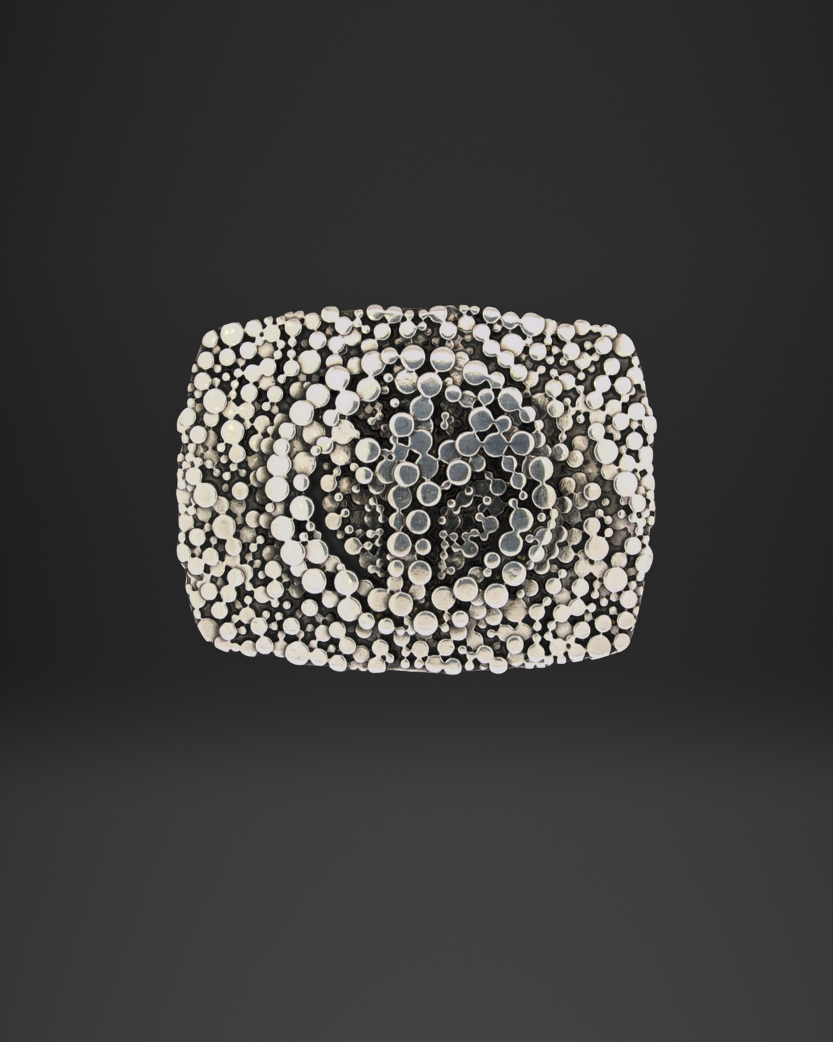 Bubble Dot Cluster Belt Buckle