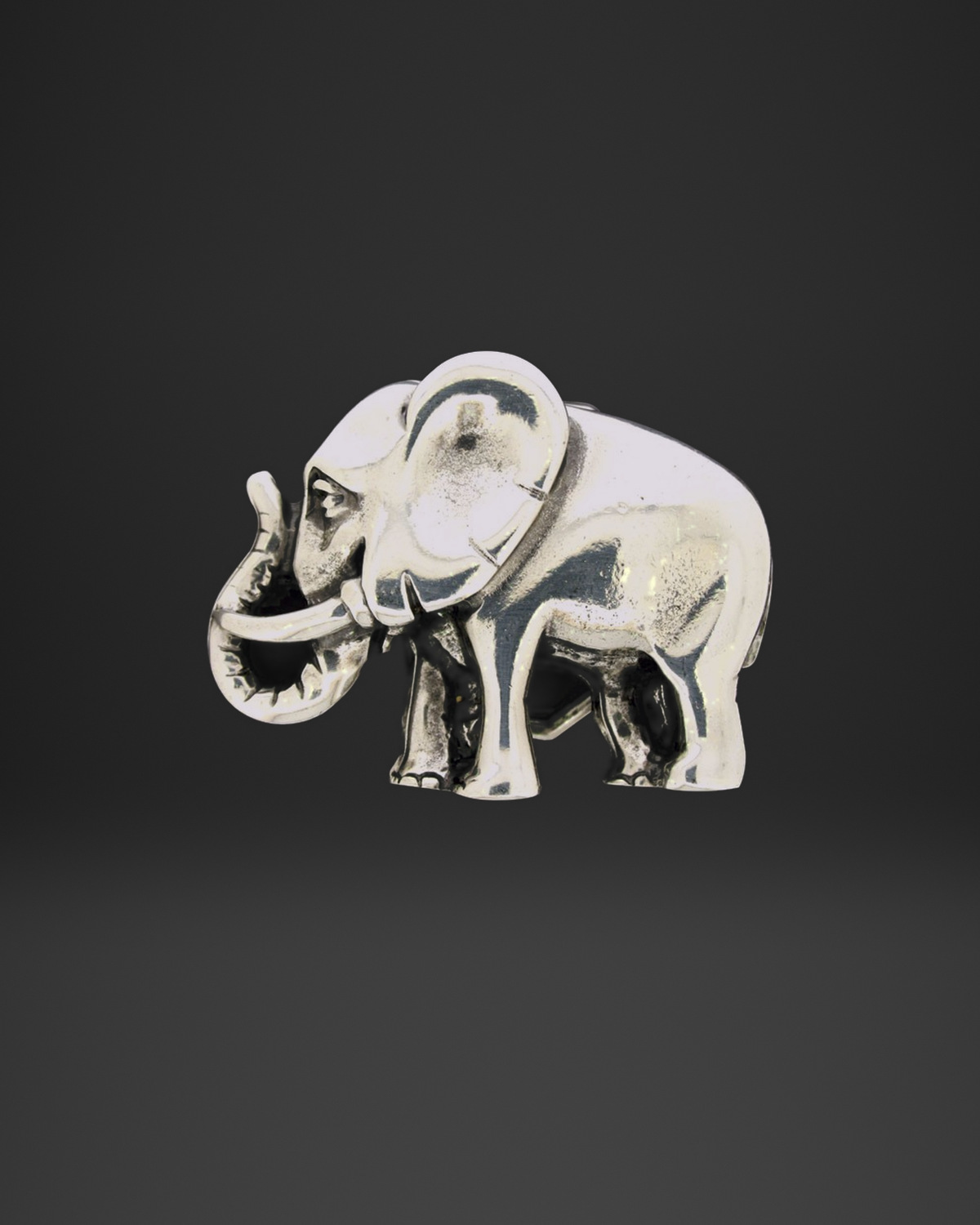 Elephant Figure Belt Buckle