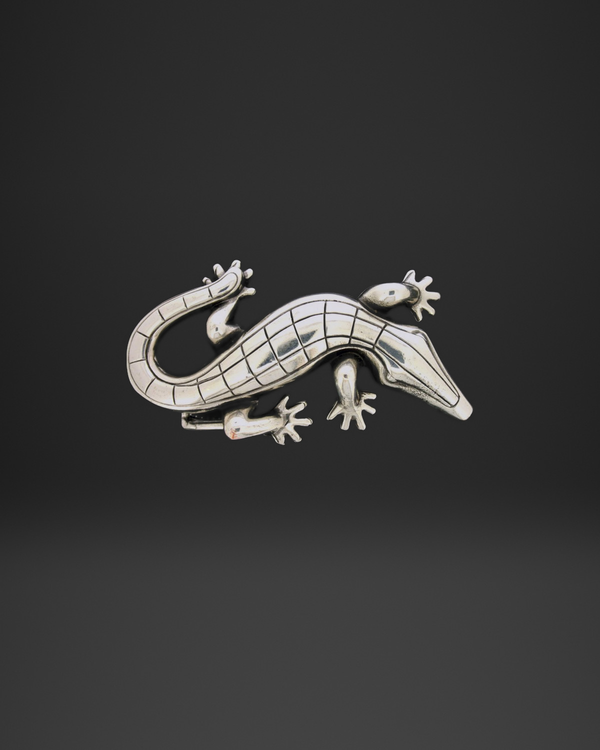 Lizard Figure Belt Buckle