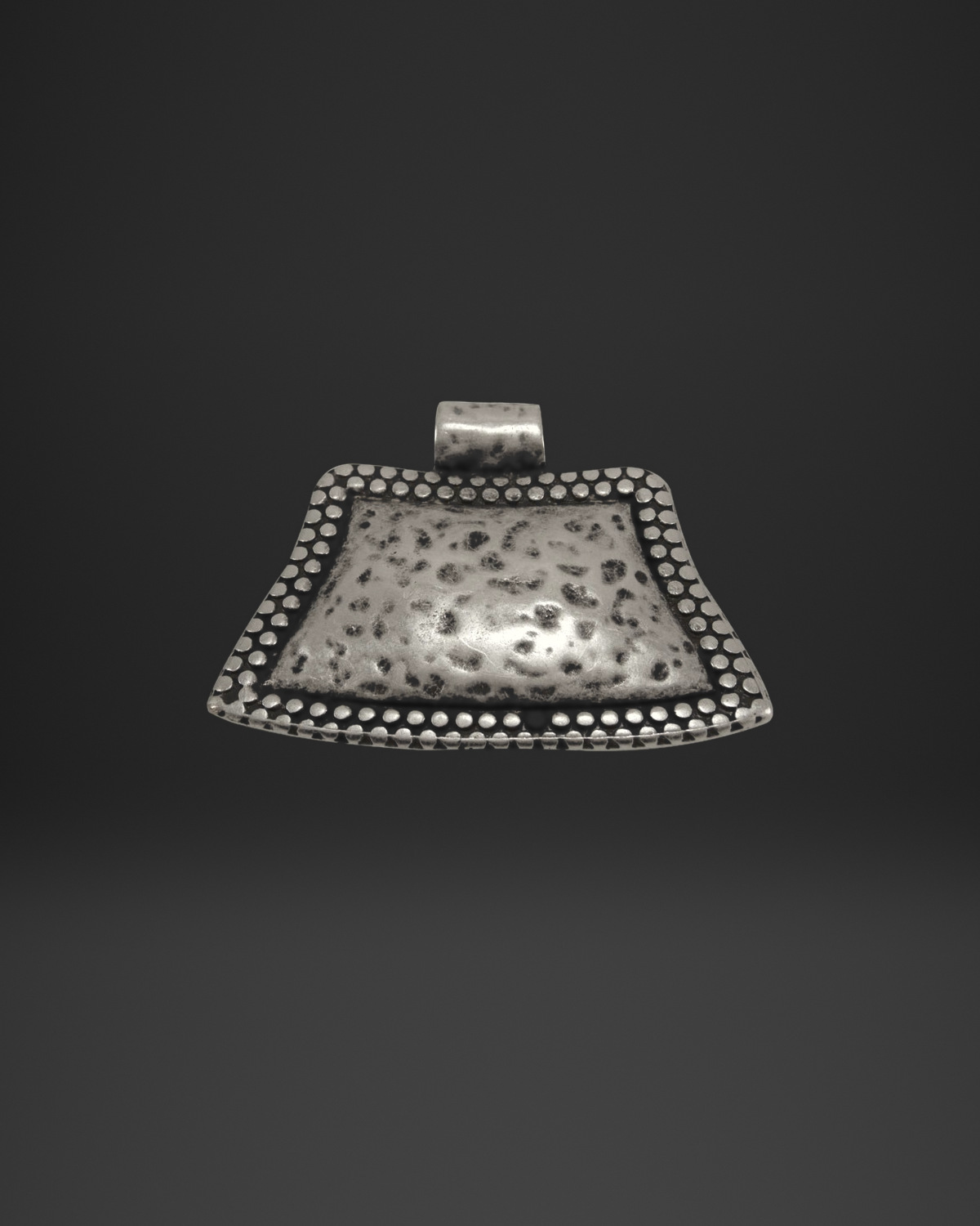 Studded Trapeze Medallion