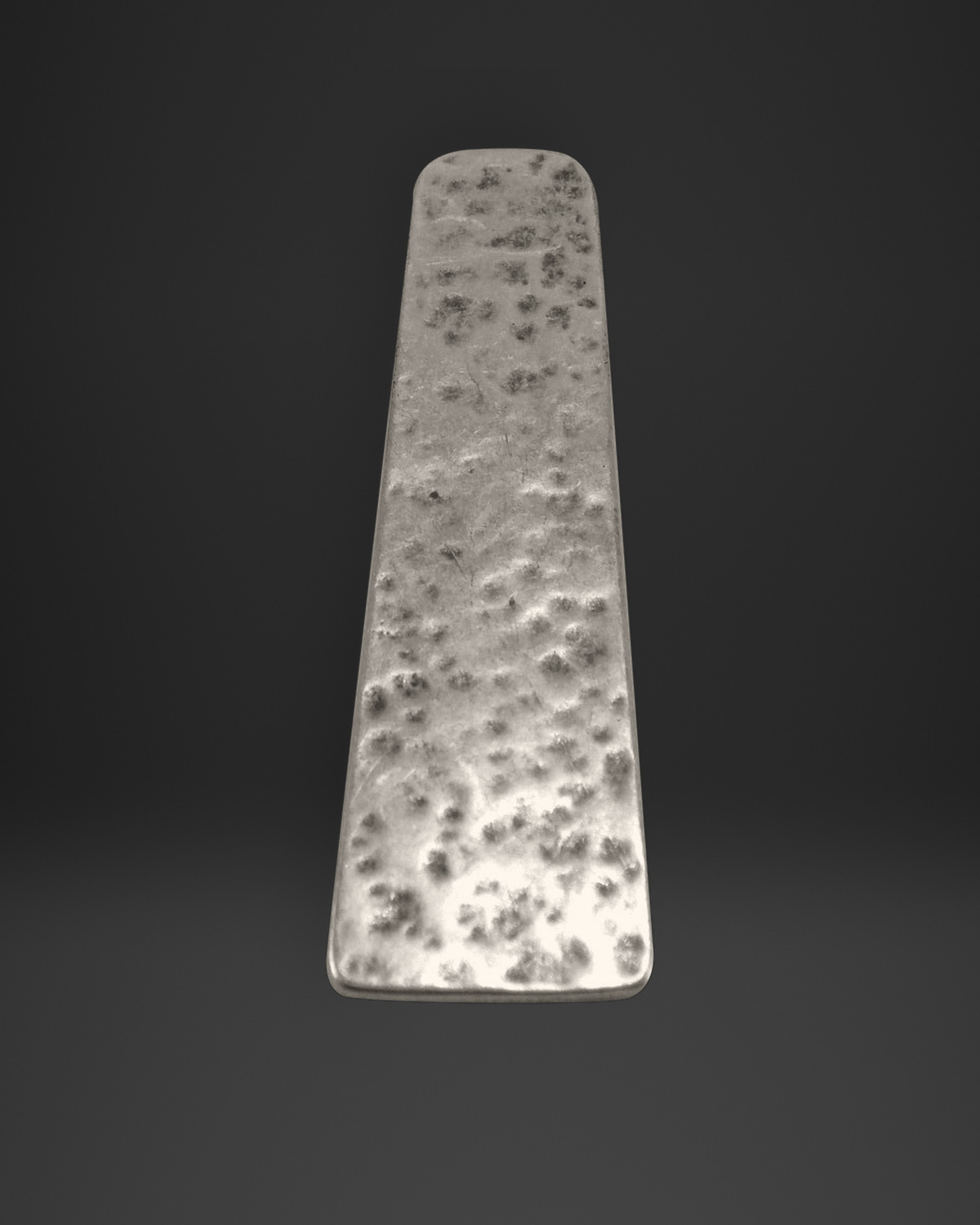 Tapered Pitted Bar Medallion